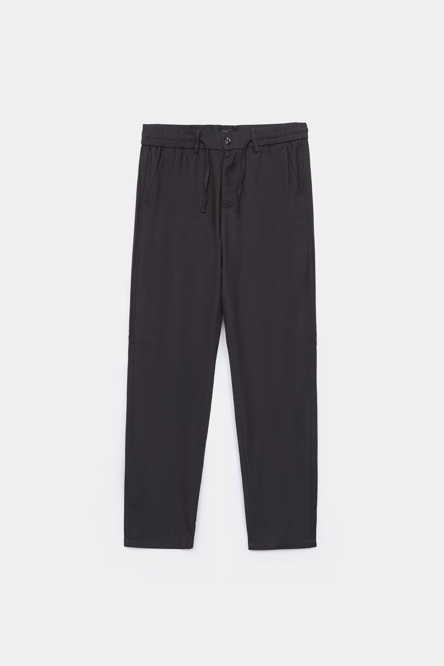 Mélange Straight Trousers