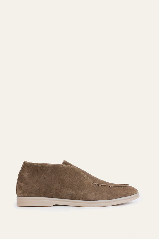 High-Top Suede Loafers