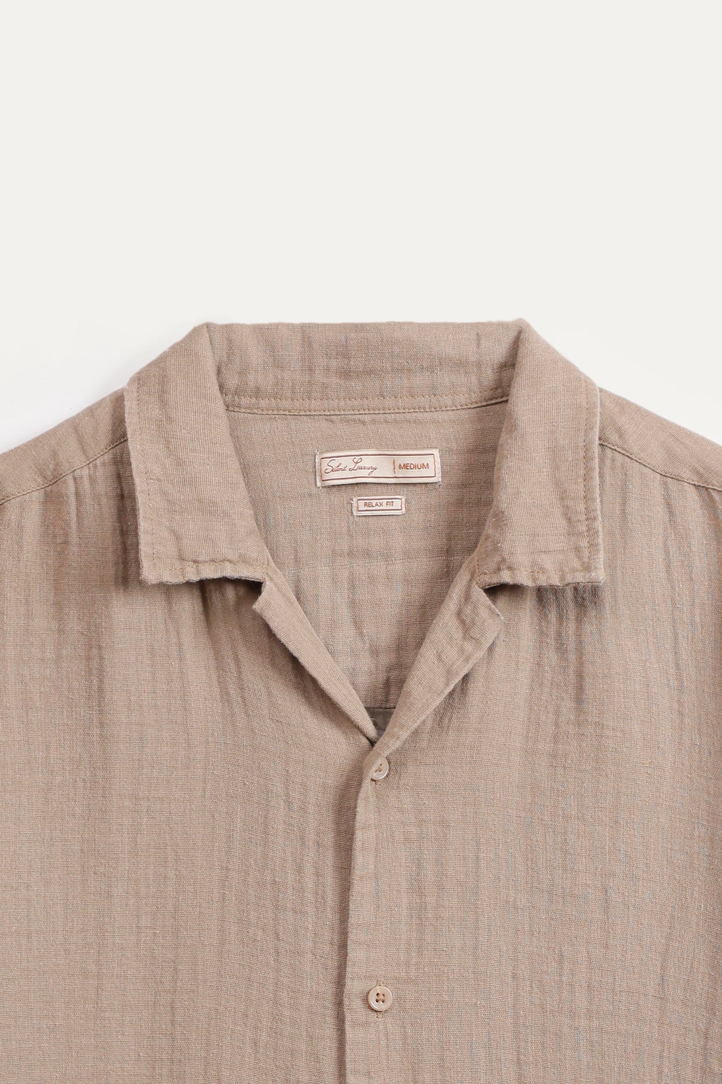 Camp Collar Muslin Shirt