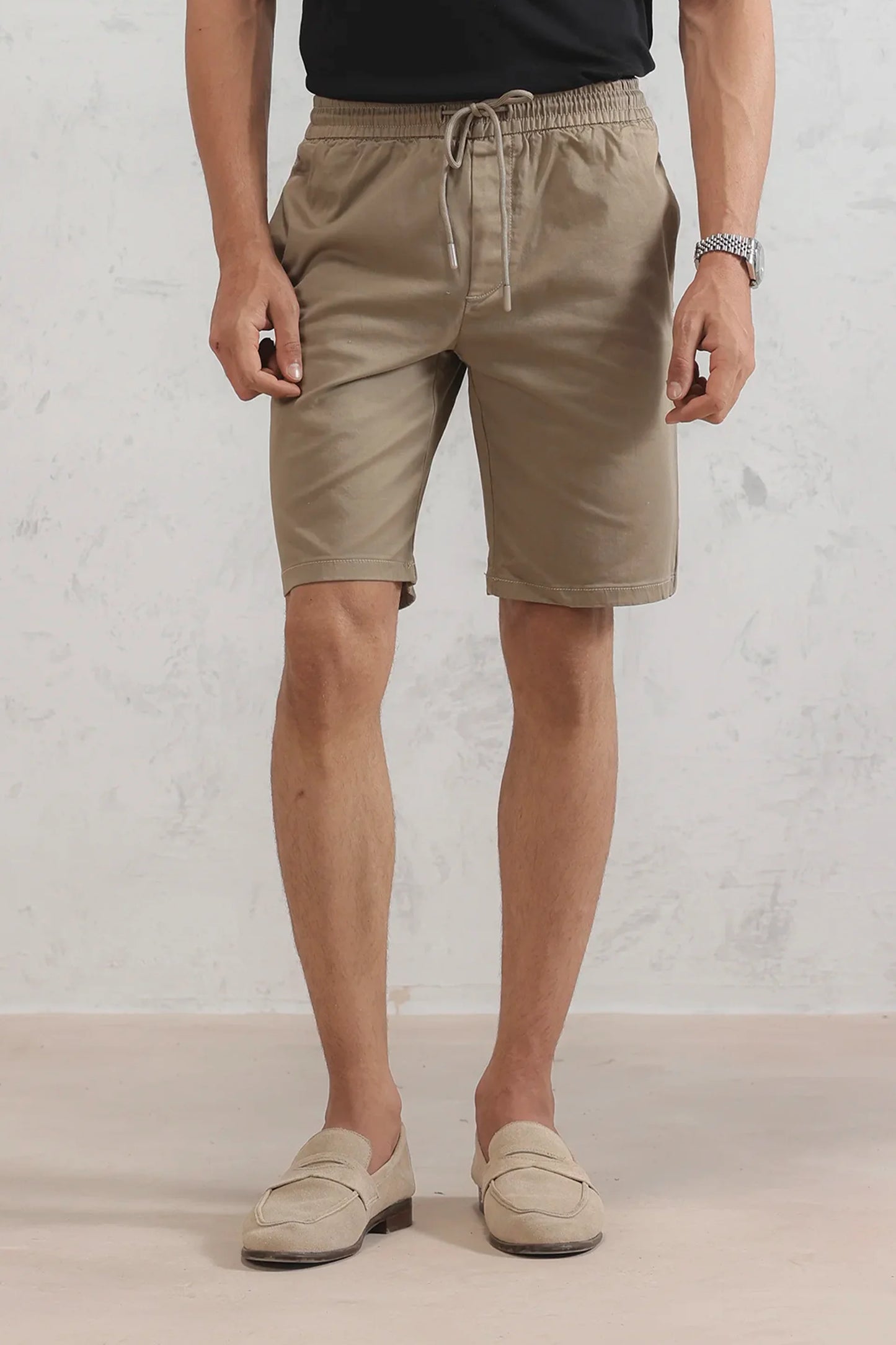 Satin Twill Shorts