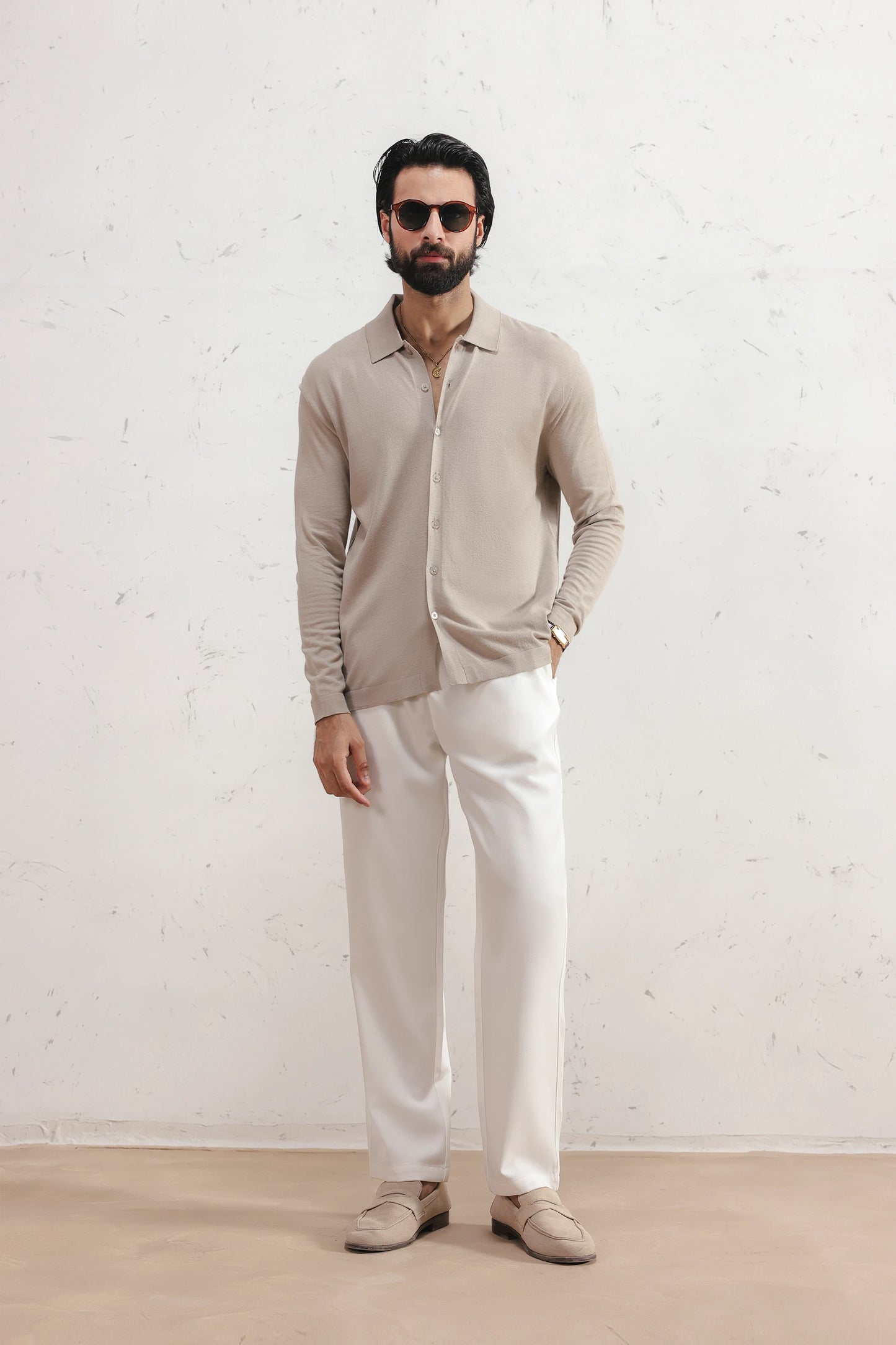 Button-Down Polo
