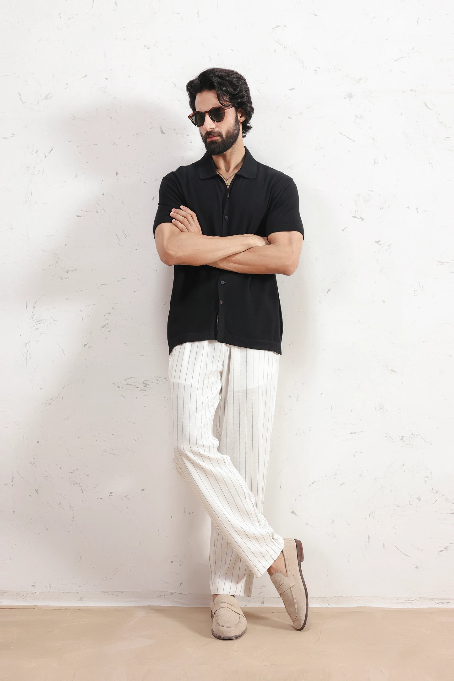 Fine-Knit Sleek Shirt