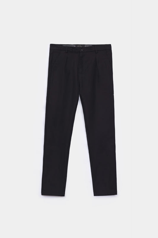 Pleated Straight Fit Trousers