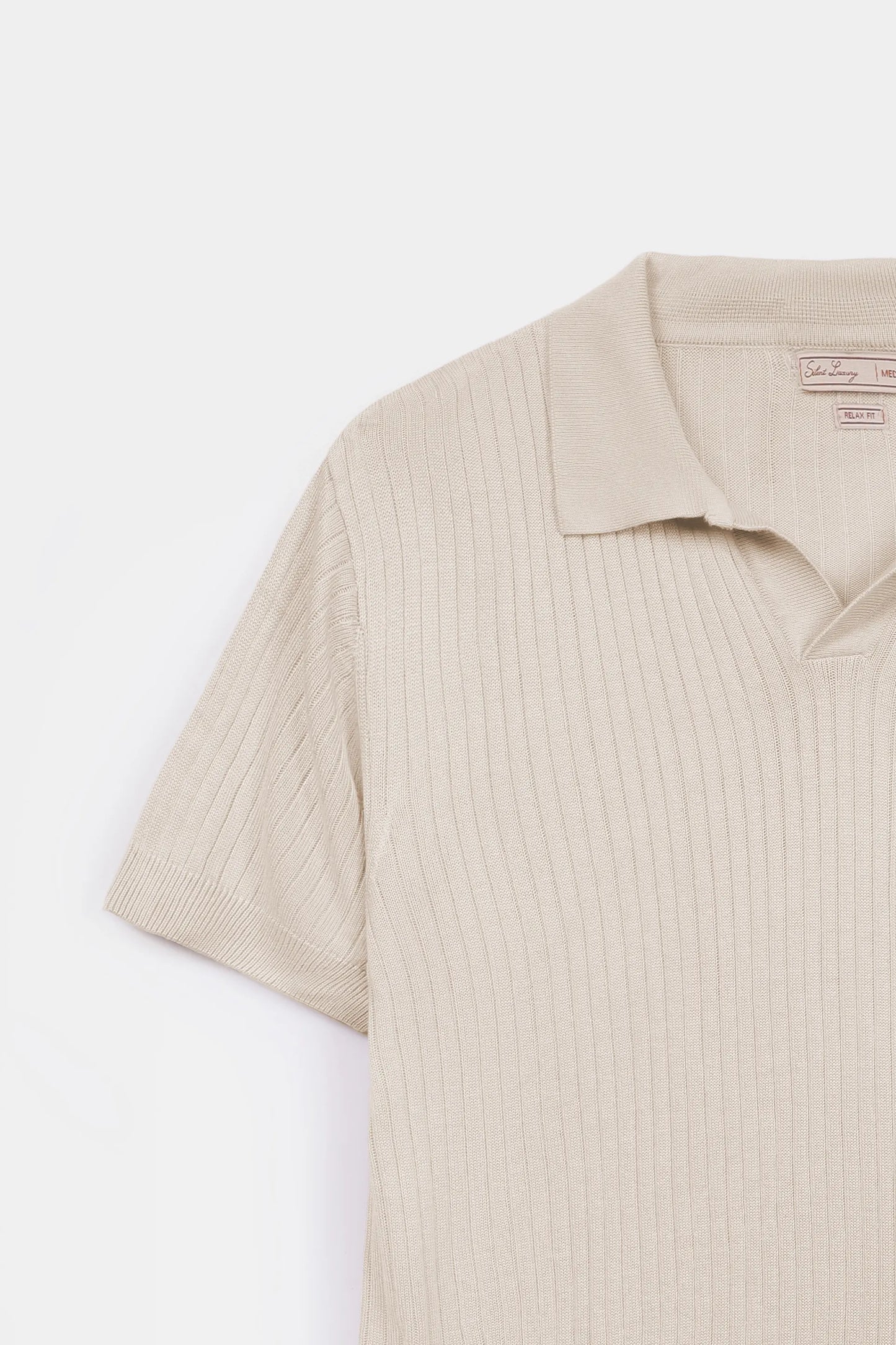 Rib Knit Polo