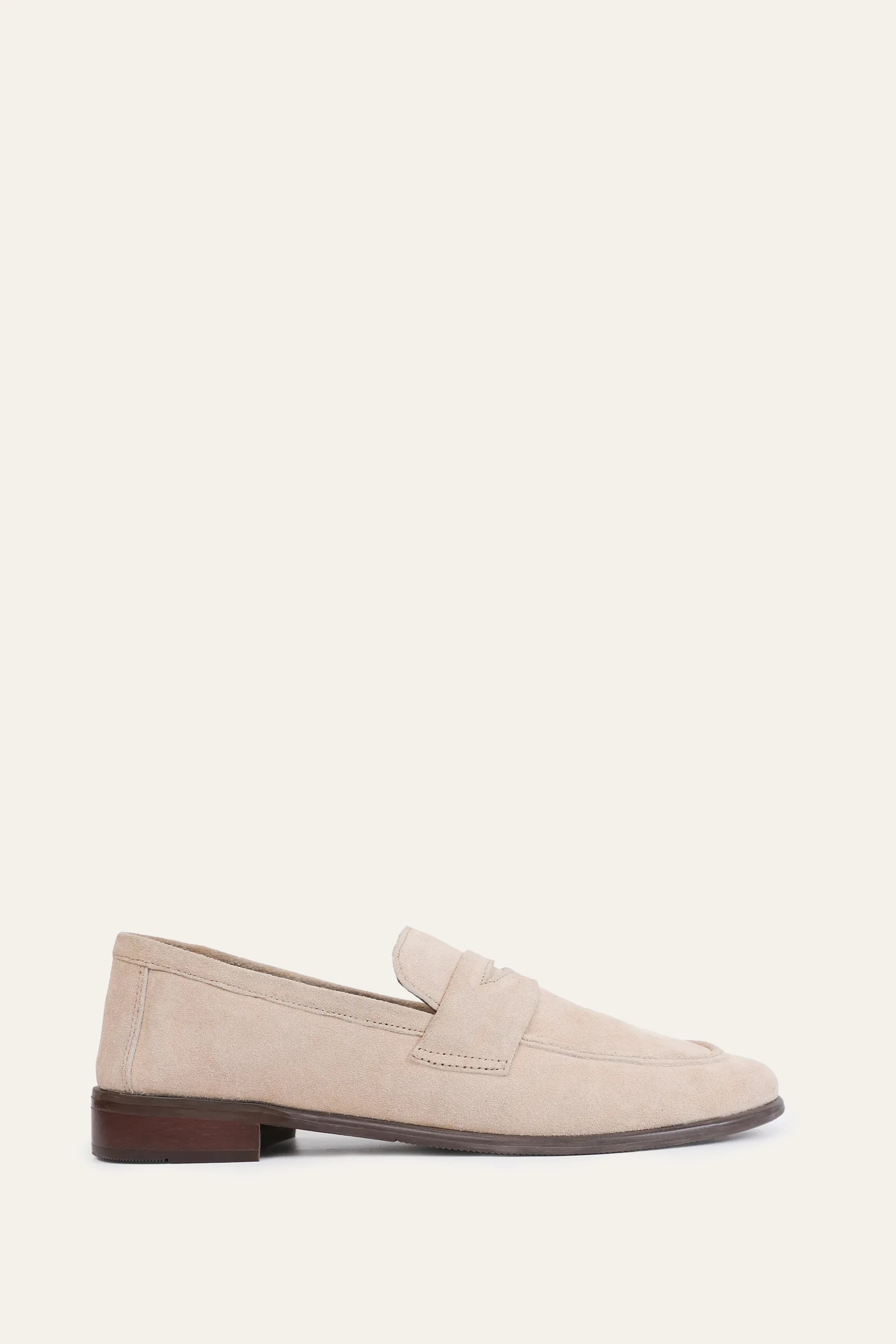 Suede Penny Loafers