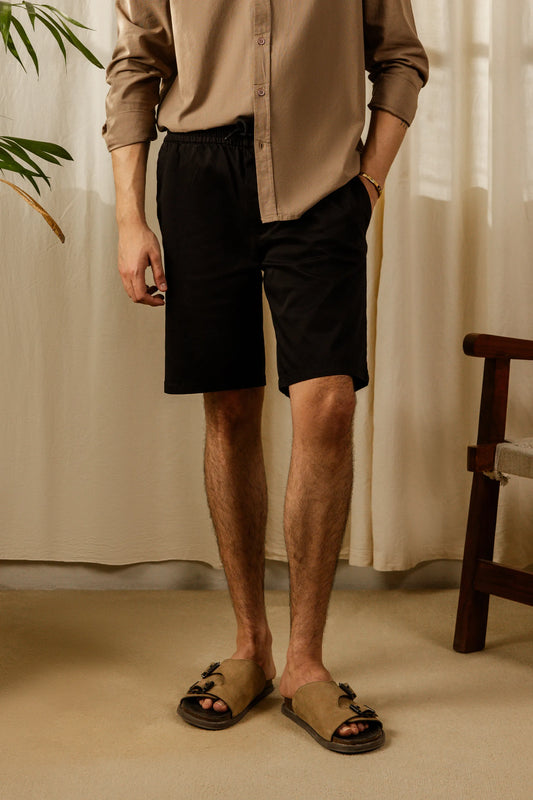 Satin Twill Shorts