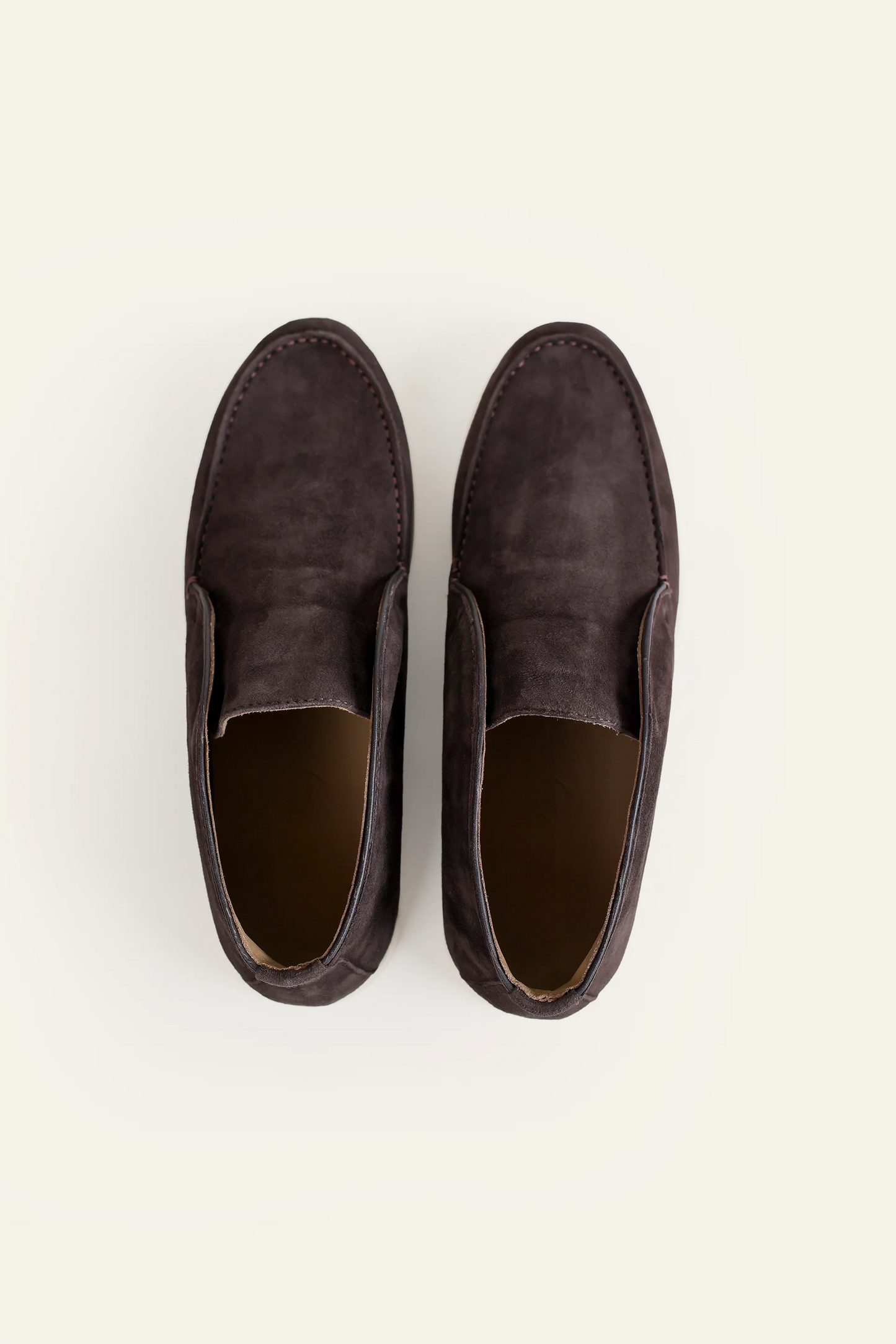 High-Top Goat Suede Loafers