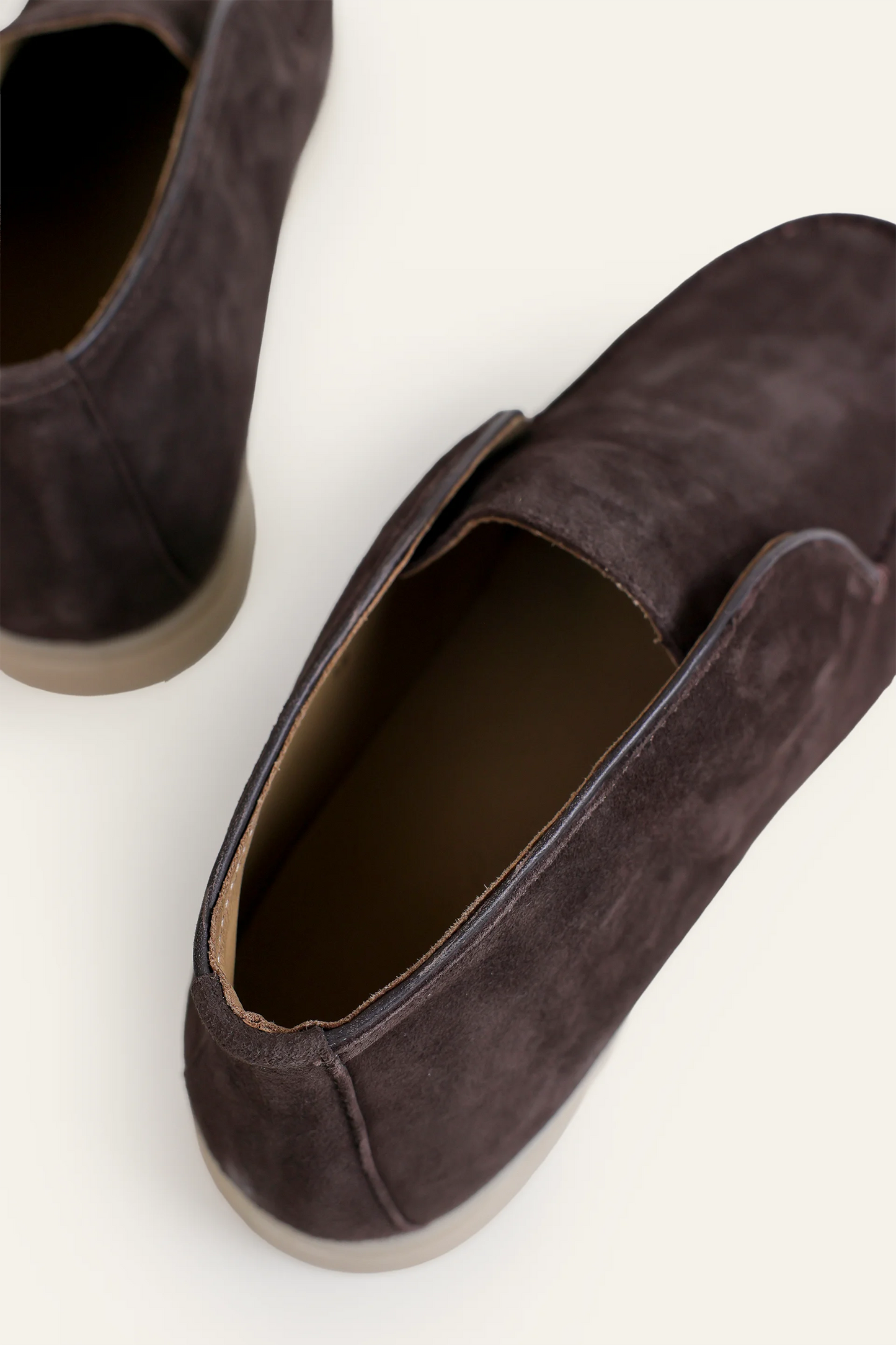 High-Top Goat Suede Loafers