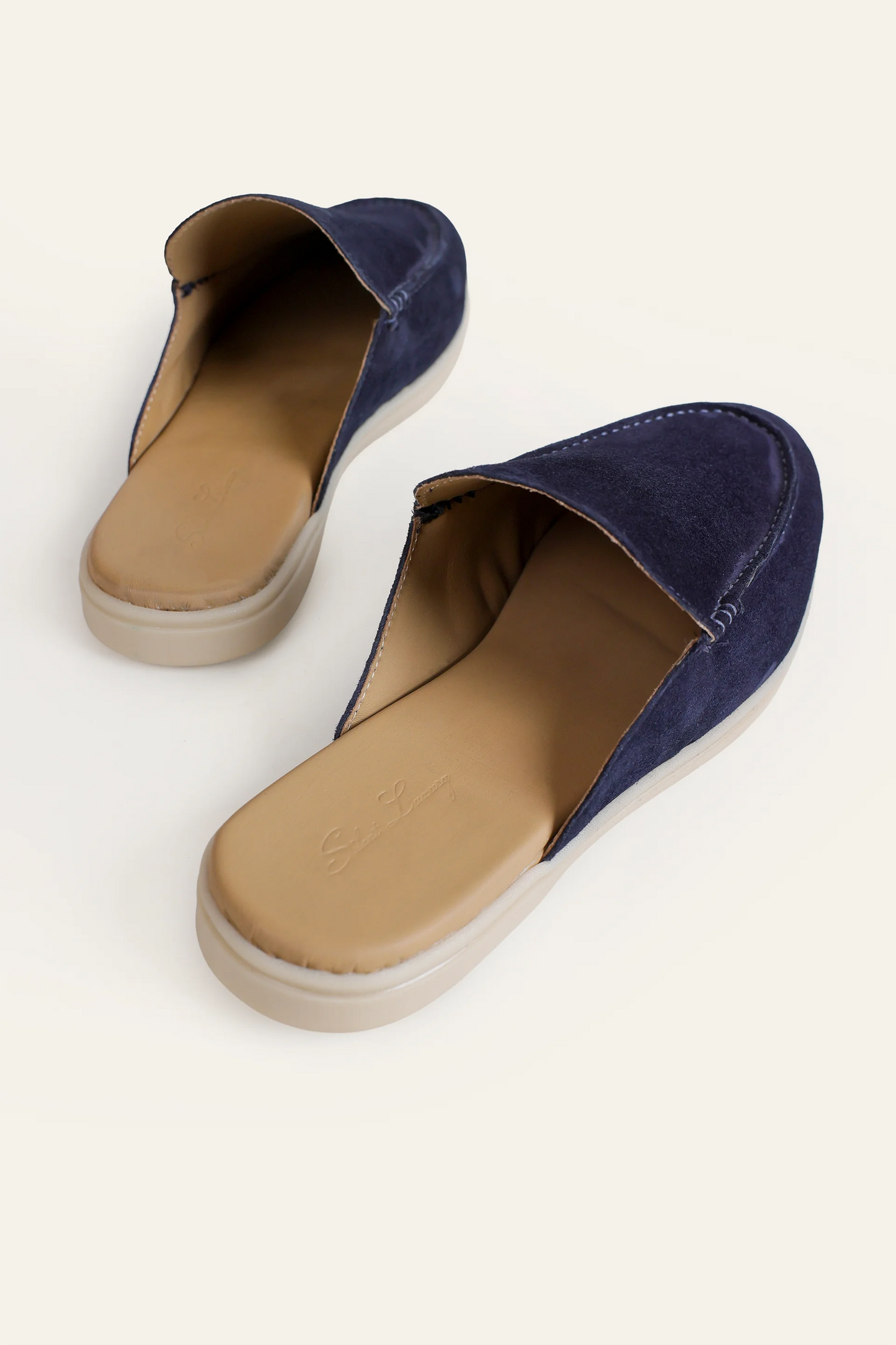 Goat Suede Mules