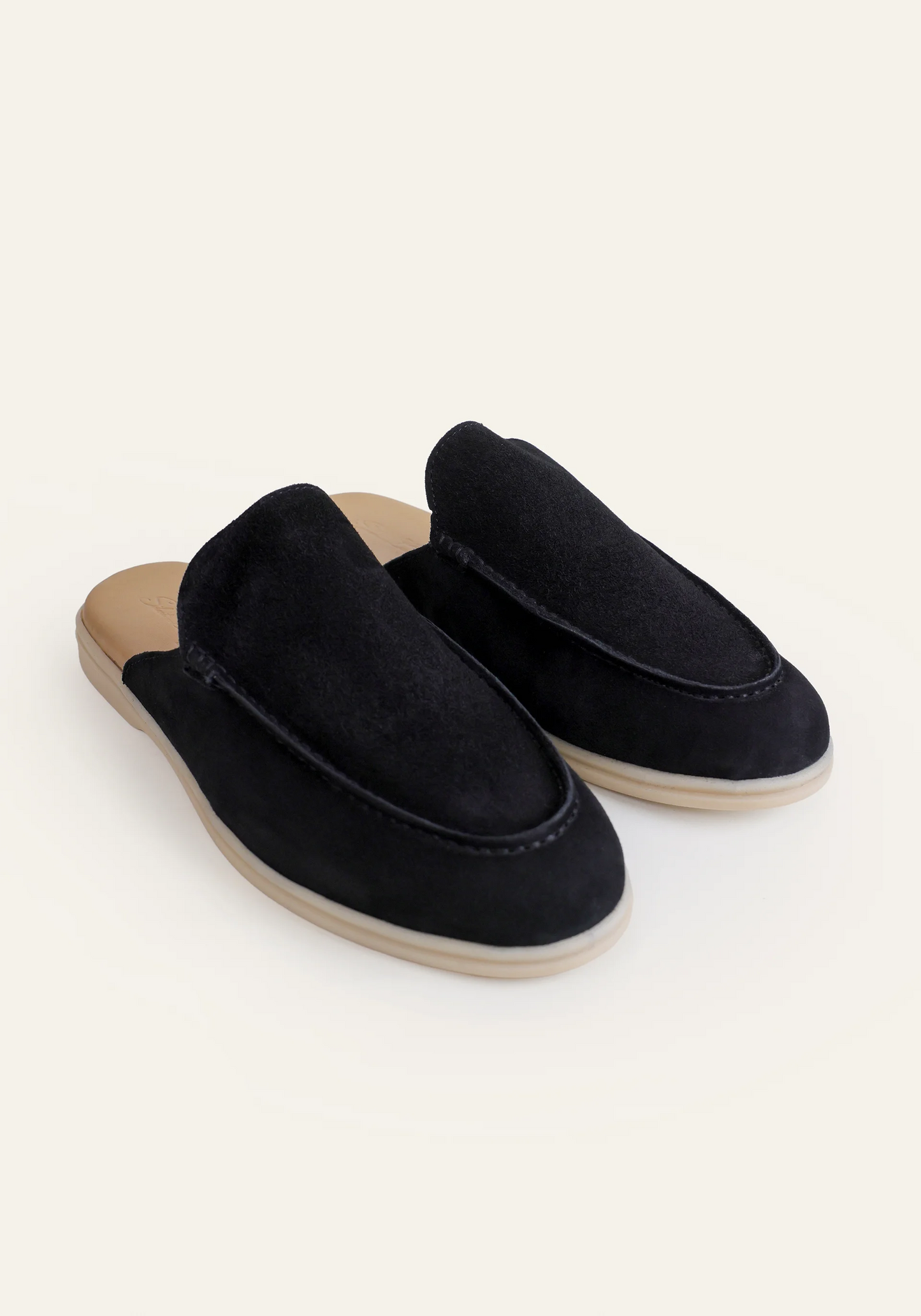 Goat Suede Mules