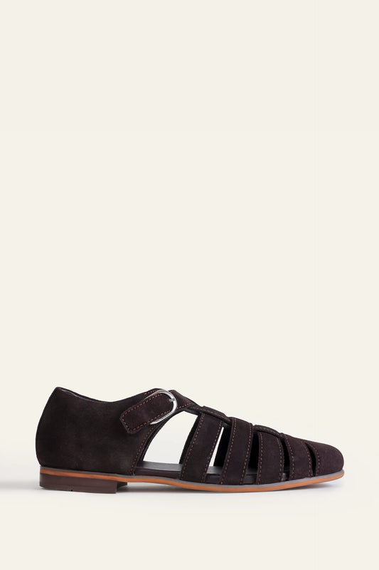 Suede Fisherman Sandals
