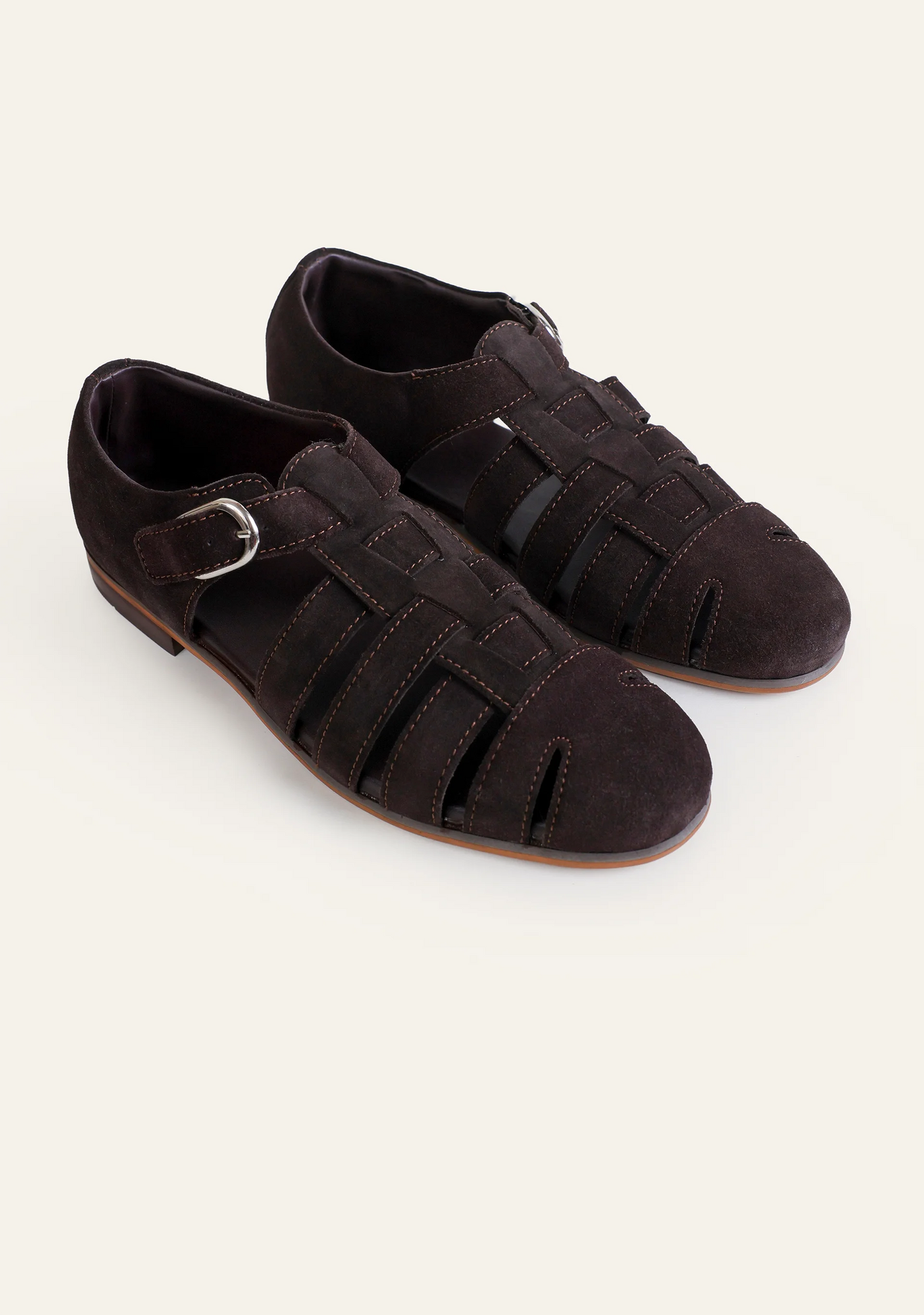 Suede Fisherman Sandals