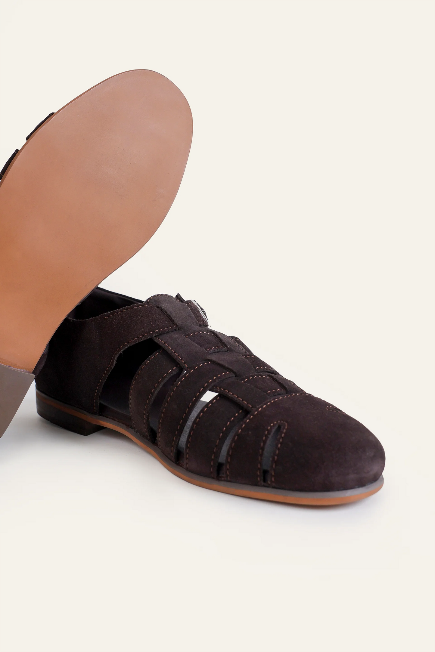 Suede Fisherman Sandals