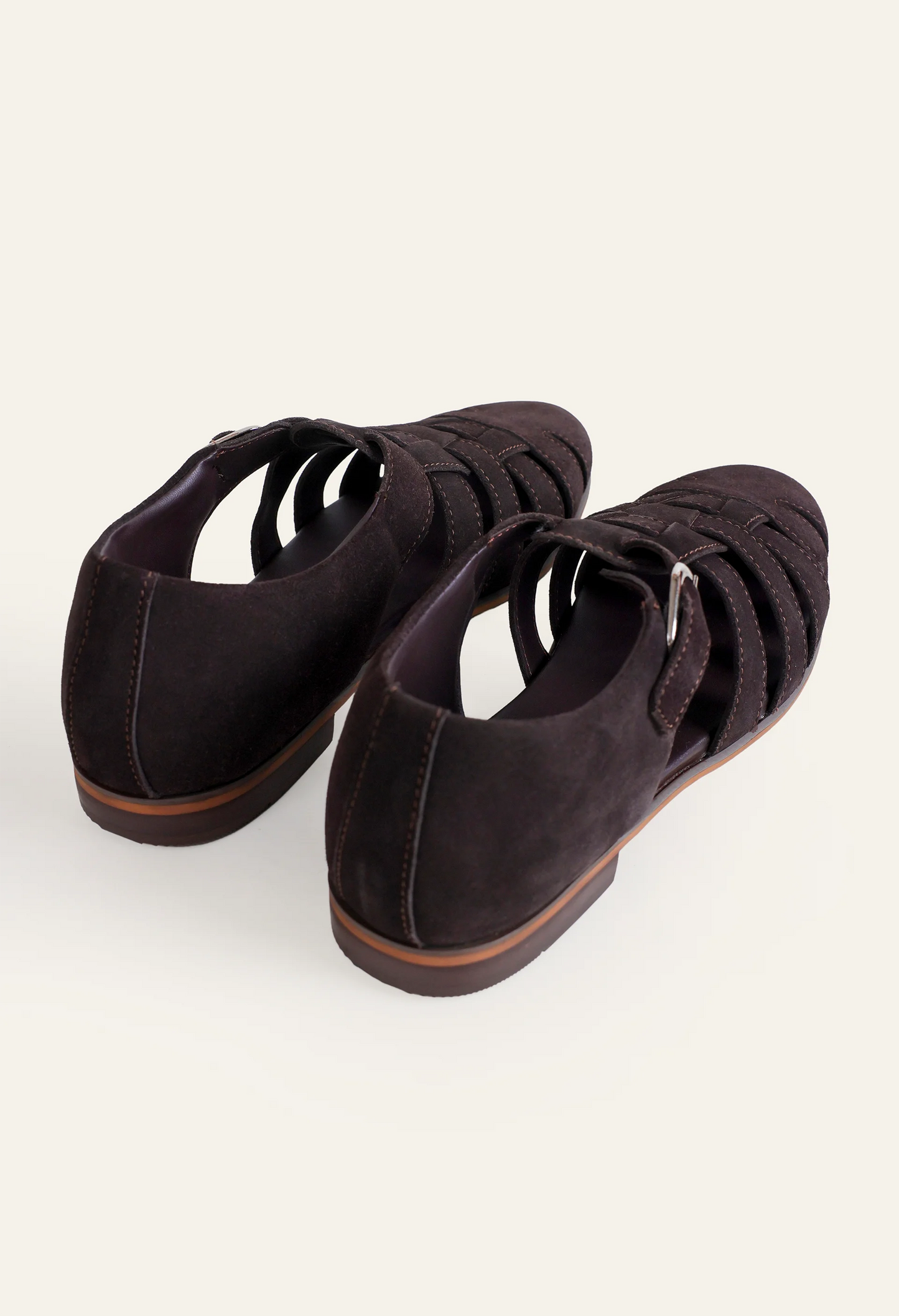 Suede Fisherman Sandals