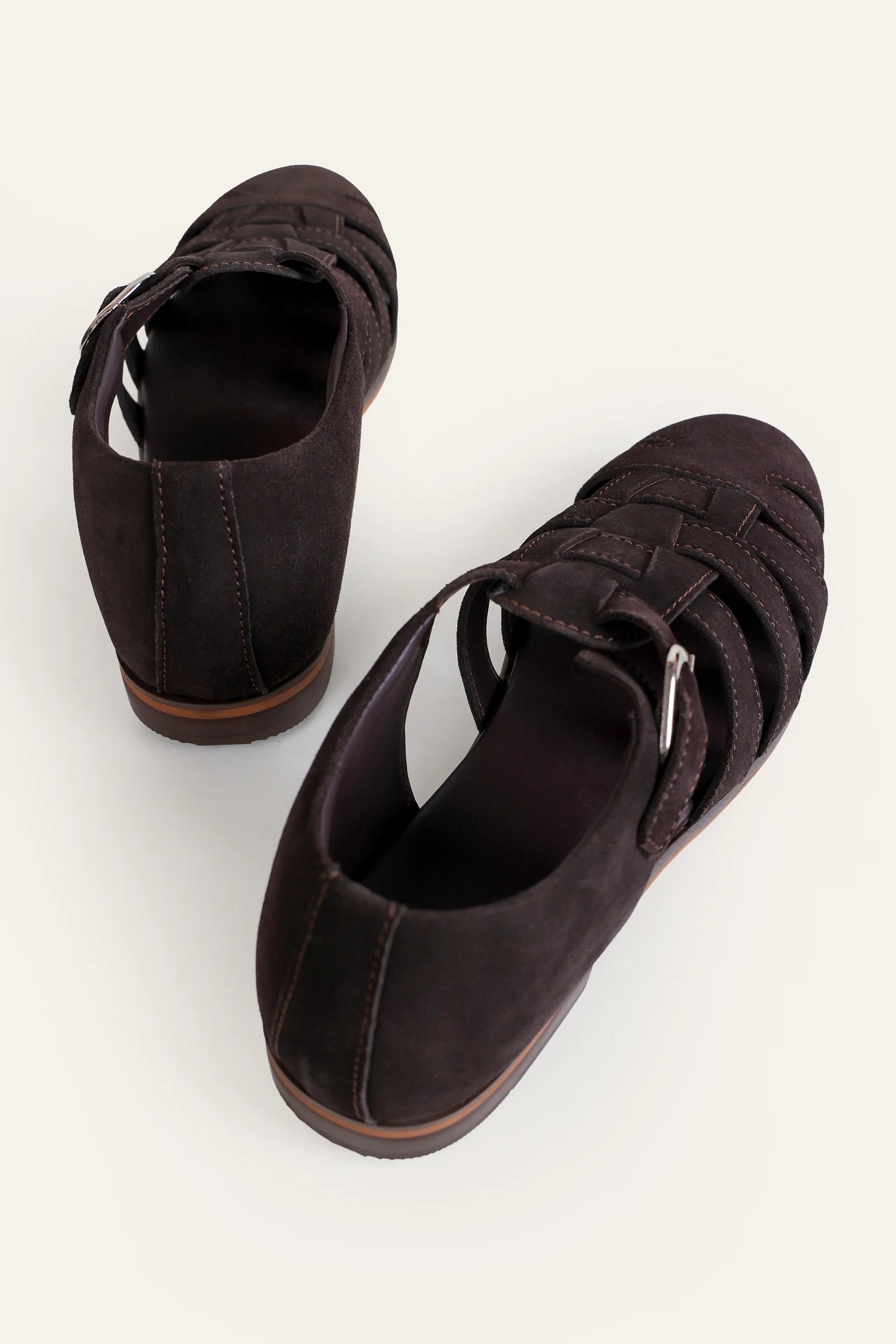 Suede Fisherman Sandals