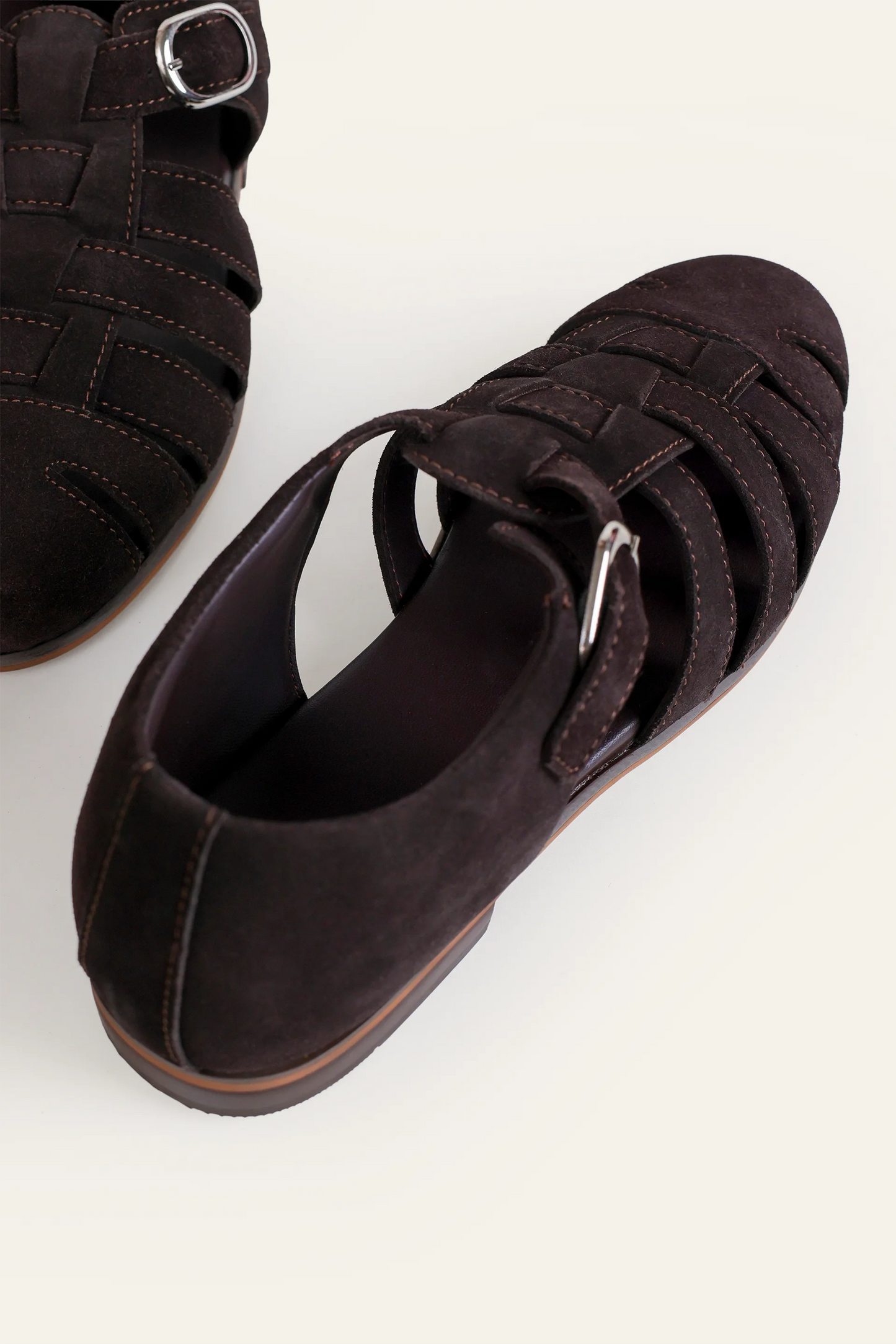 Suede Fisherman Sandals