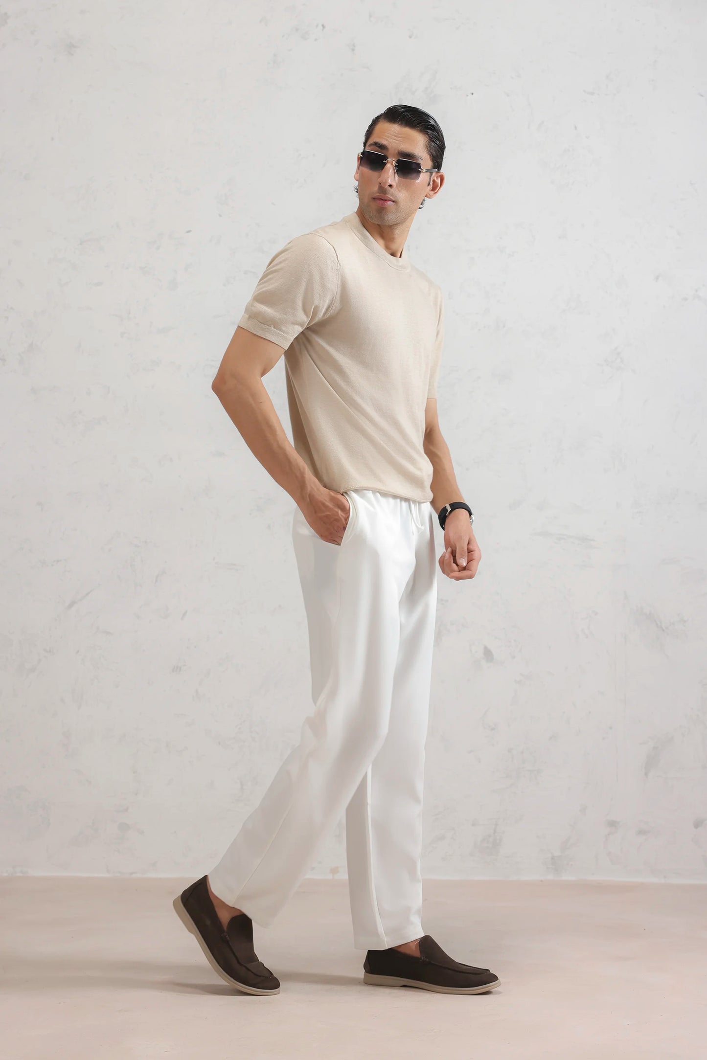 Fine Knit T-Shirt