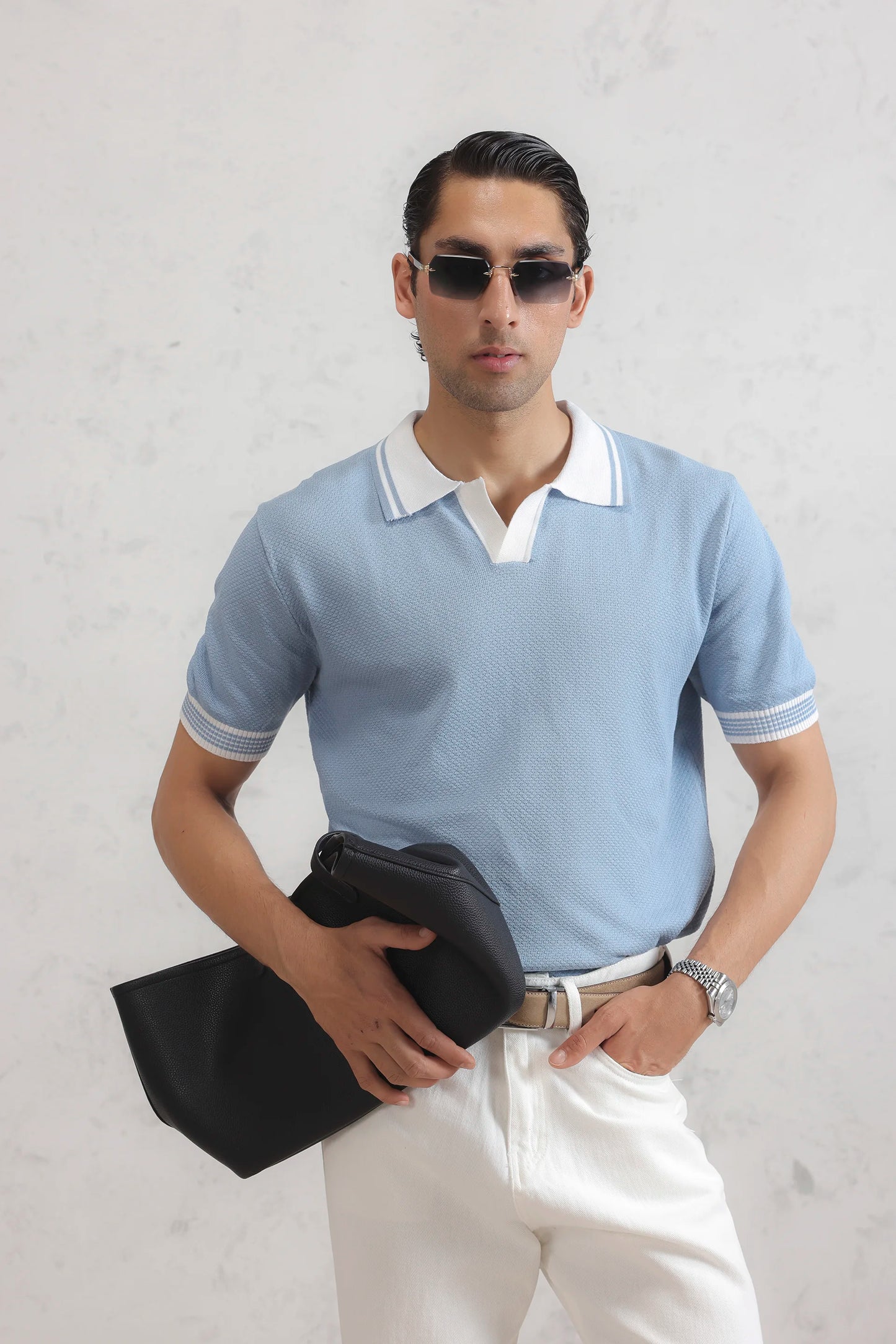 Fine Gauge Knit polo