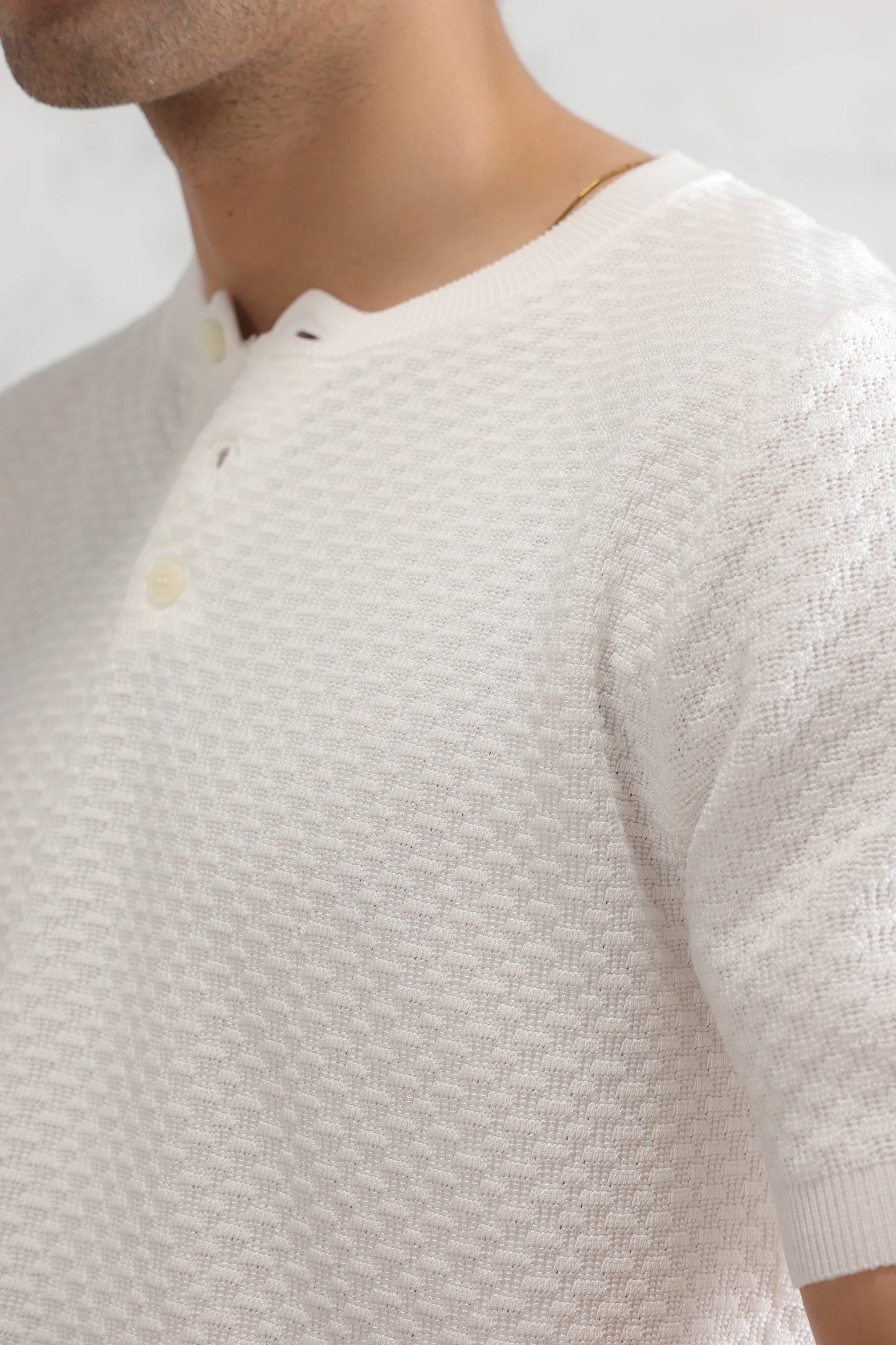Textured Henley