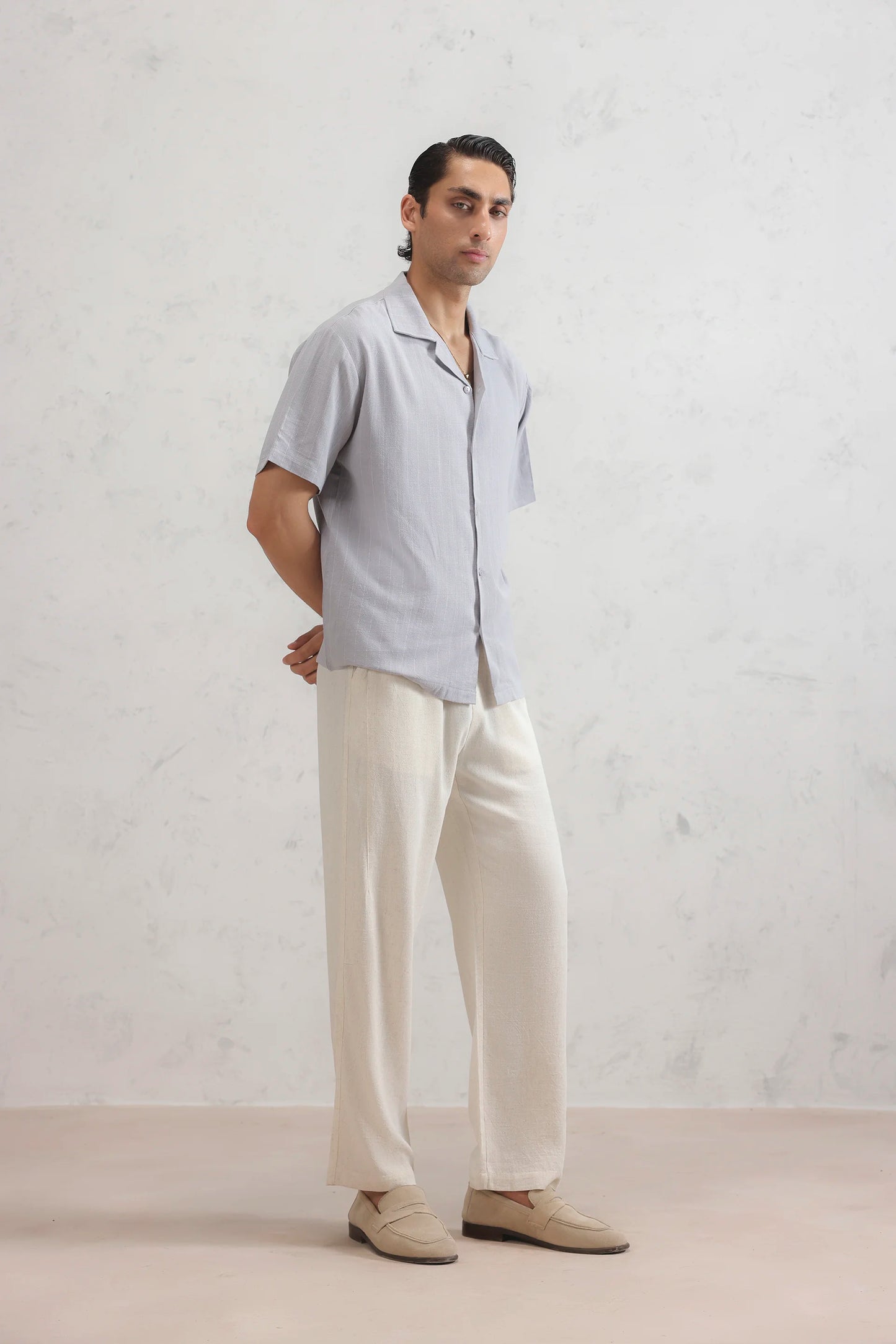 Pinstripe Linen Shirt