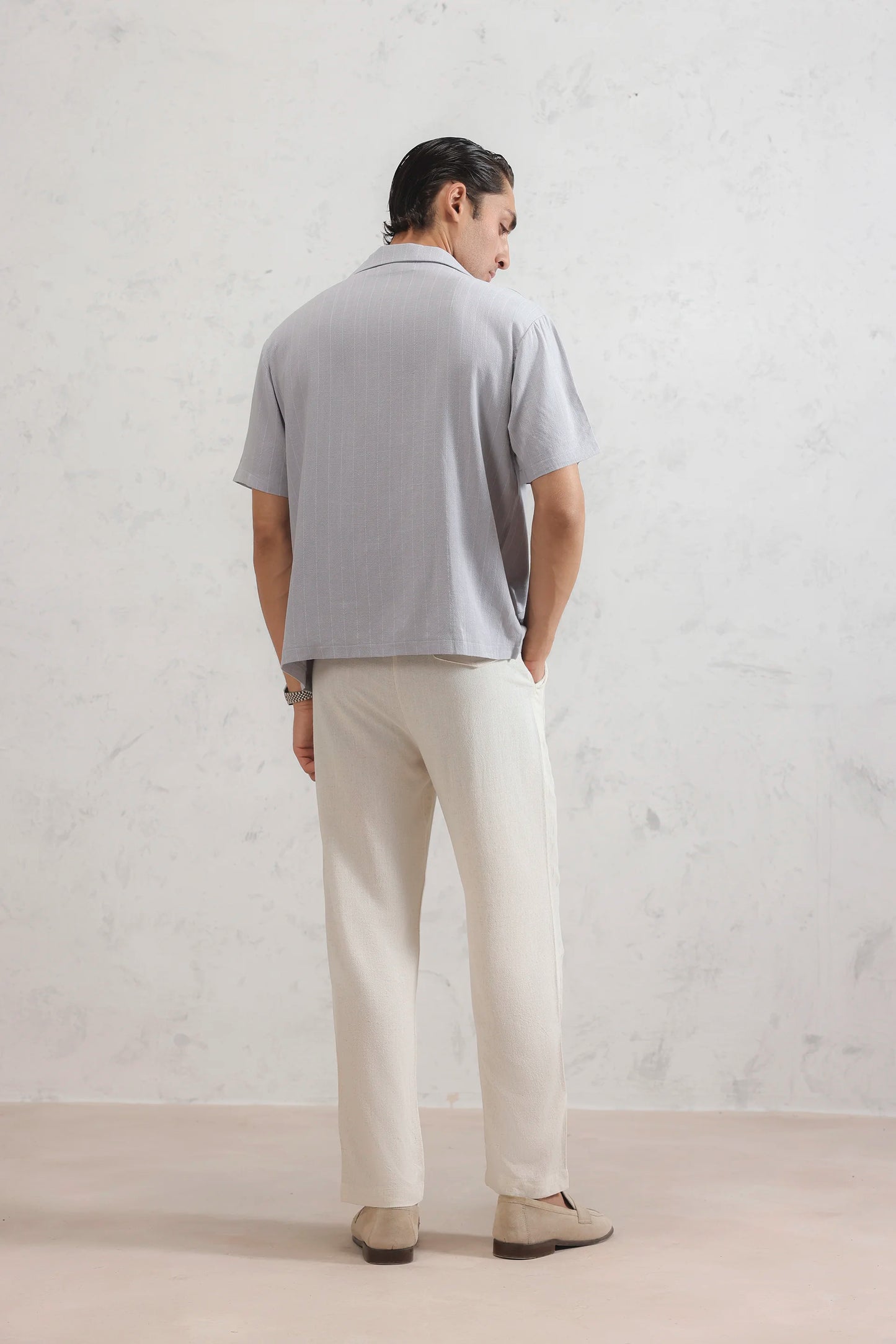 Pinstripe Linen Shirt