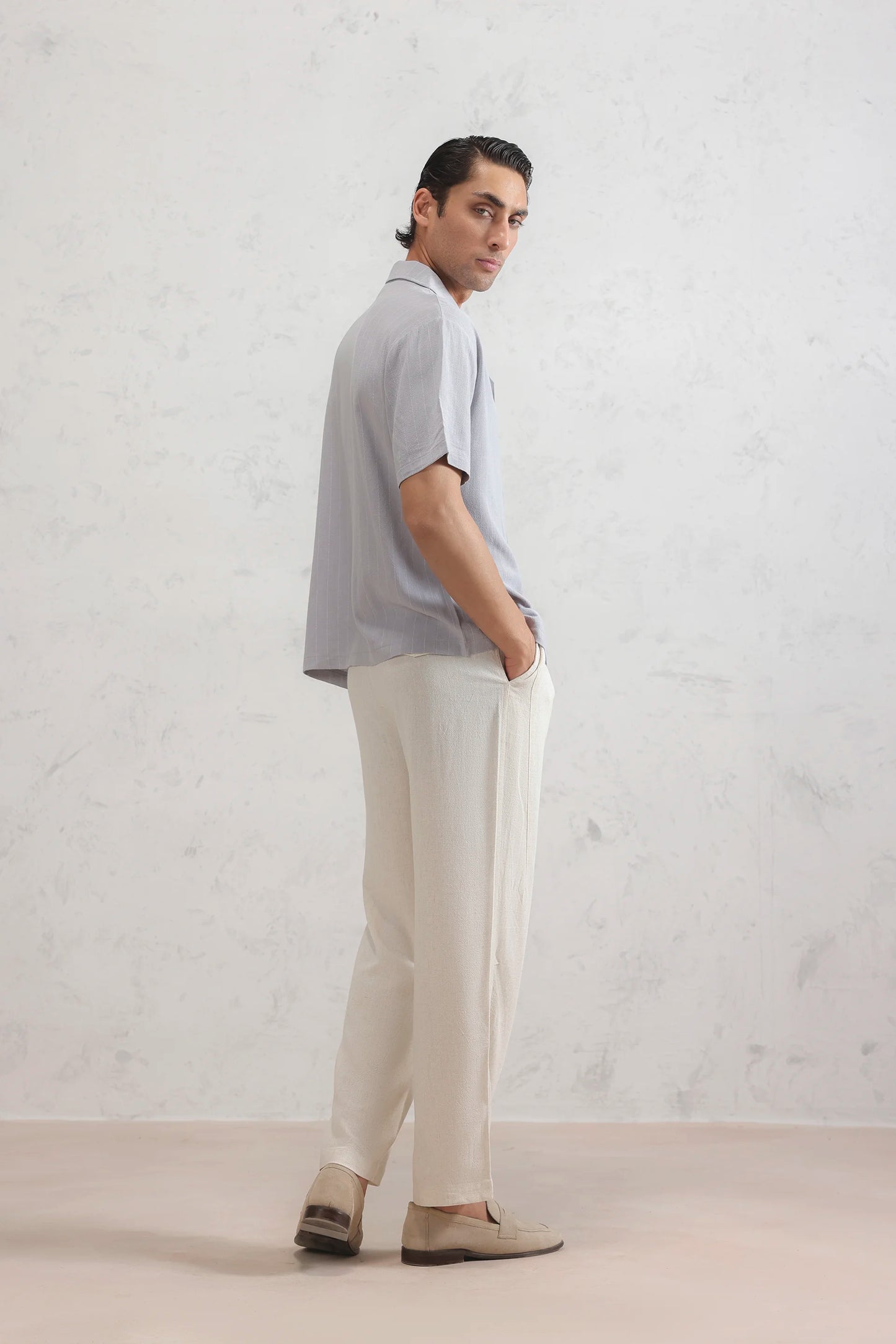Pinstripe Linen Shirt