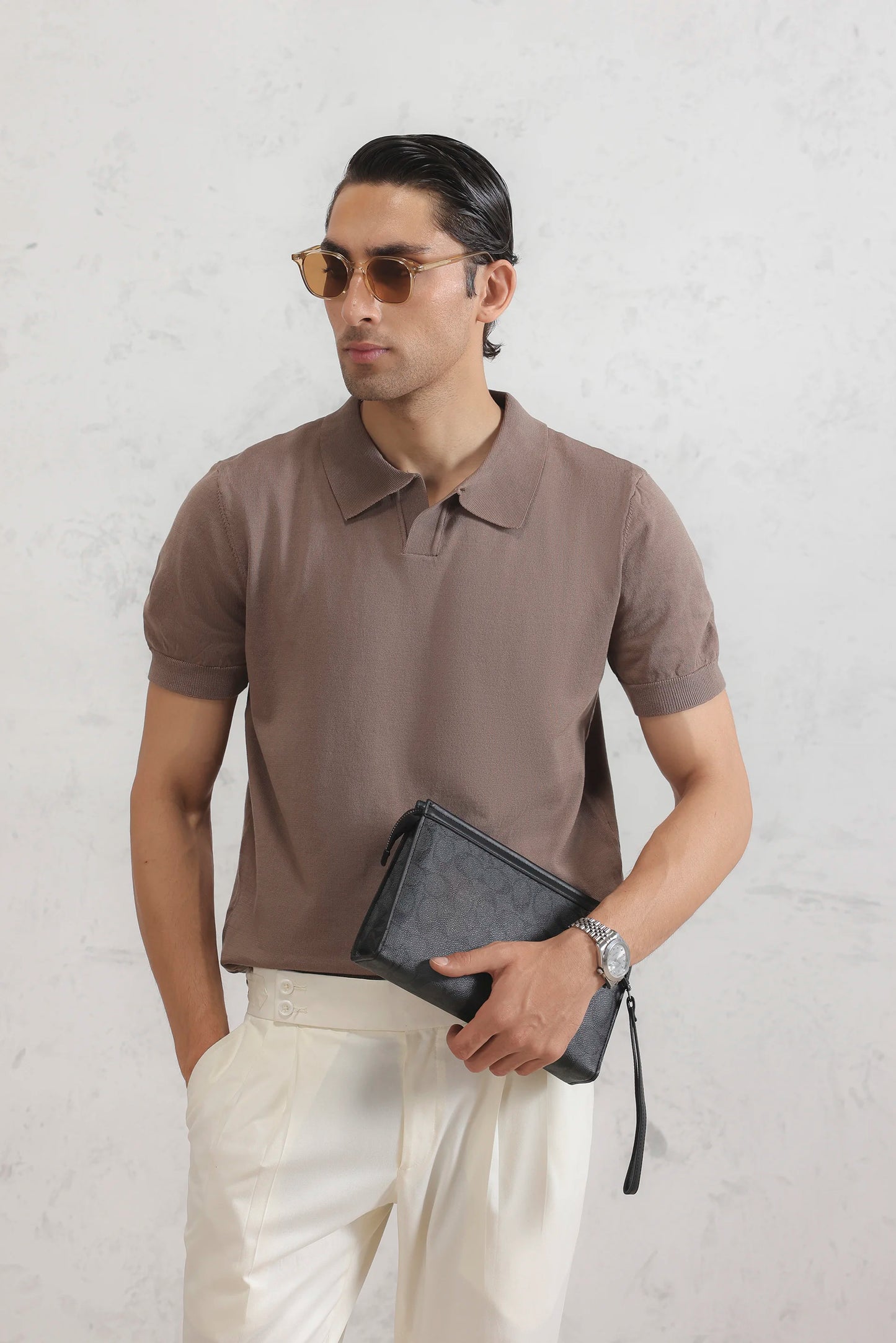 Lyocell Knit Polo