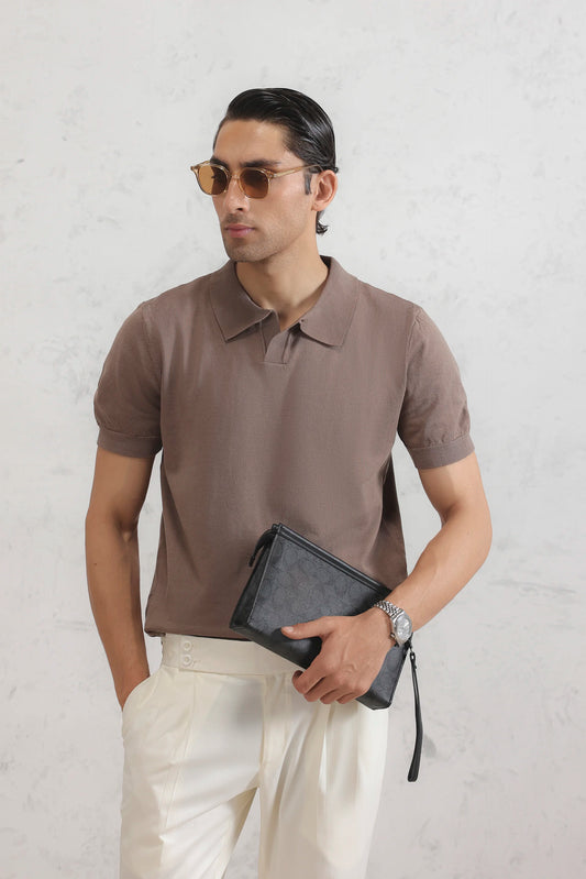 Lyocell Knit Polo