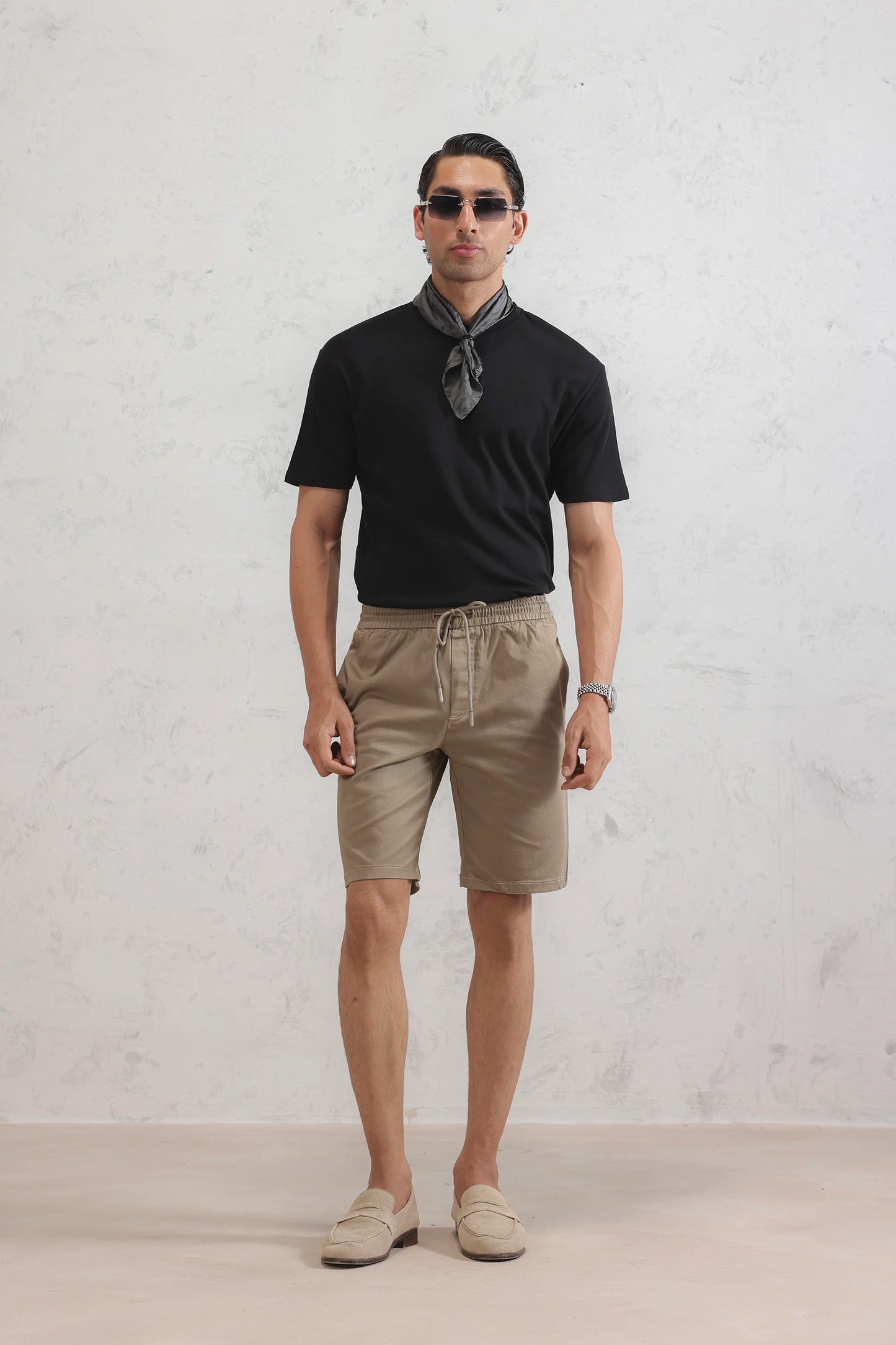 Satin Twill Shorts