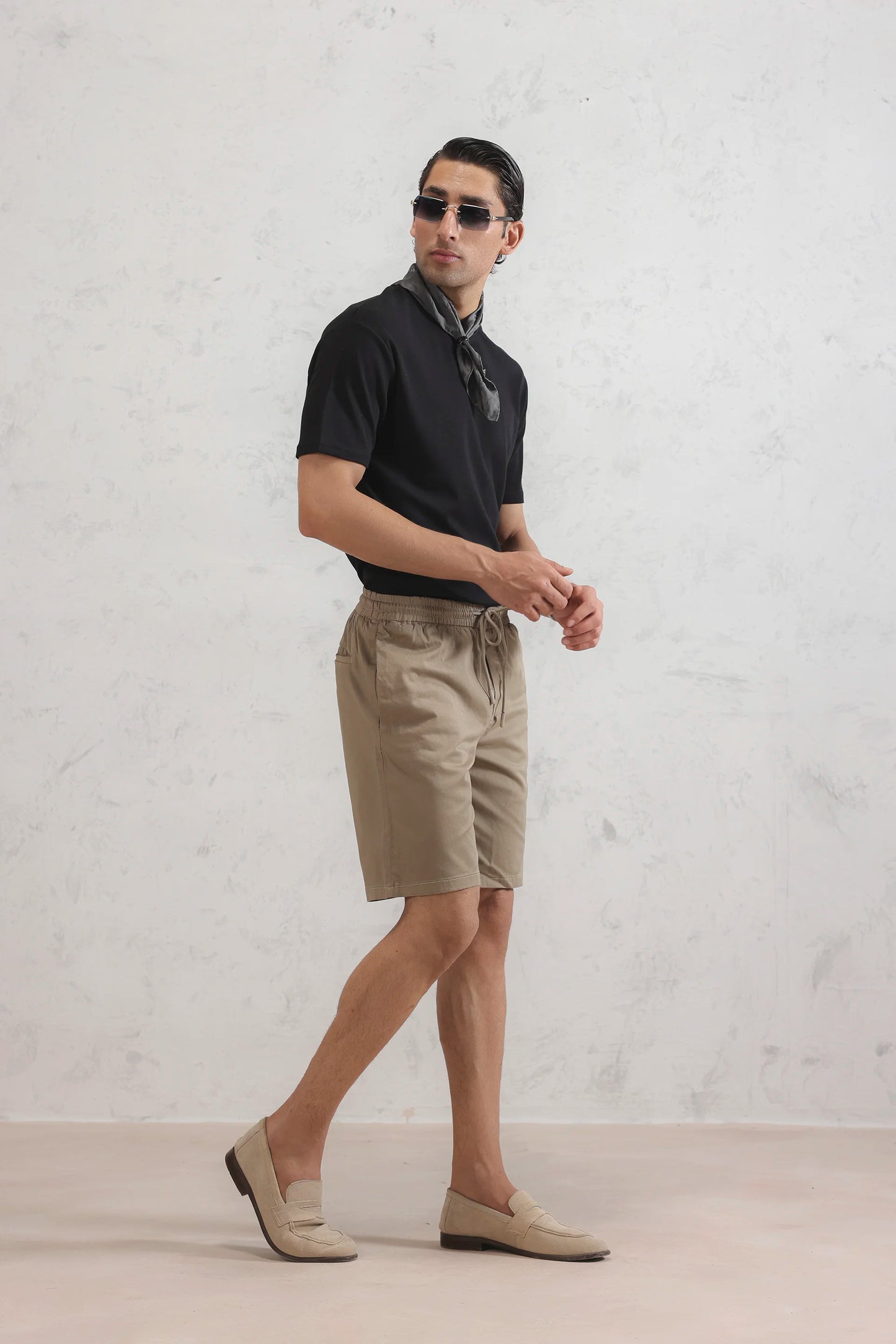 Satin Twill Shorts