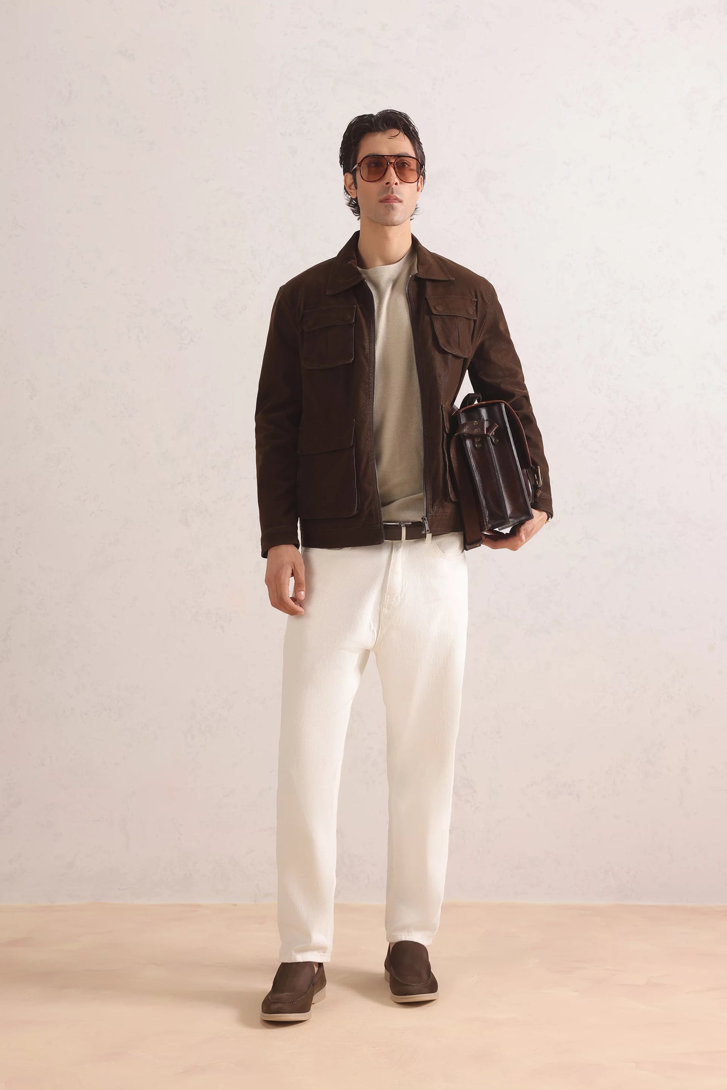 Signature Suede Field Jacket