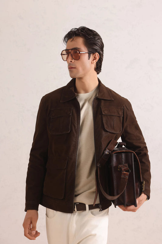 Signature Suede Field Jacket