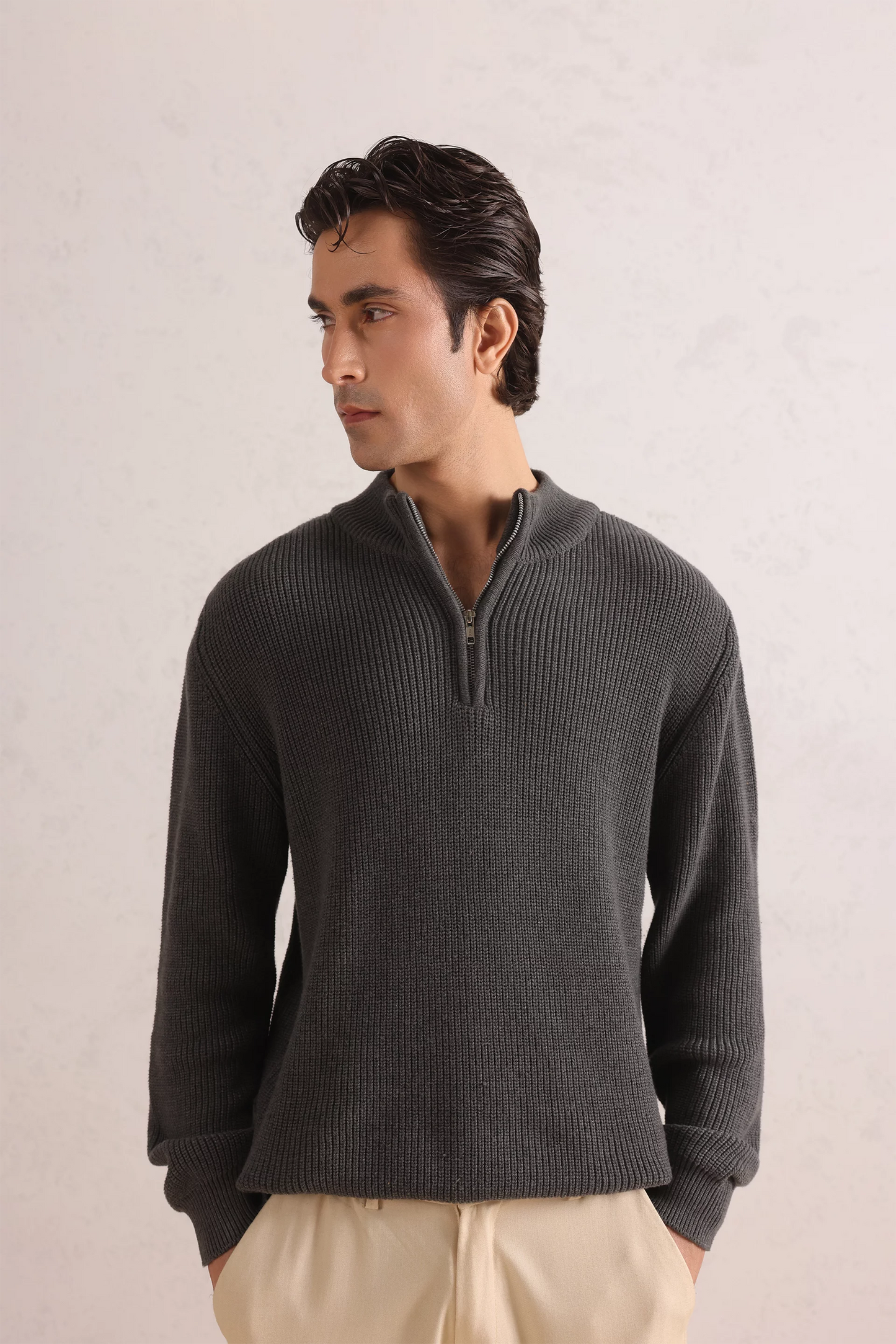Quarter-Zip Sweater