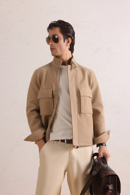 Tweed Utility Jacket