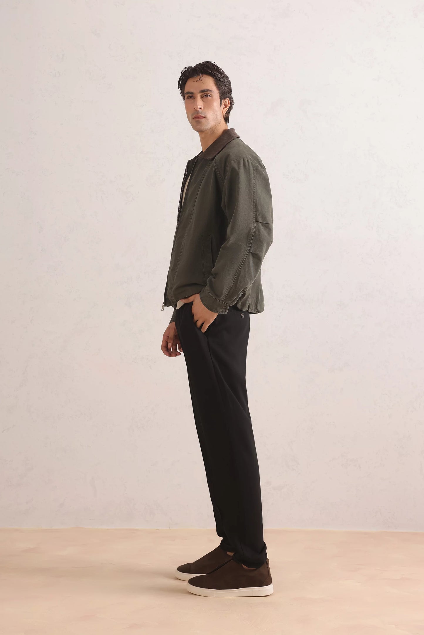 Oversized Harrington Jacket