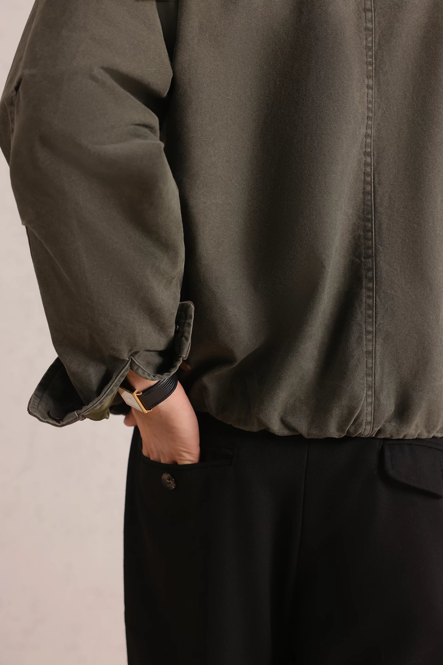 Oversized Harrington Jacket