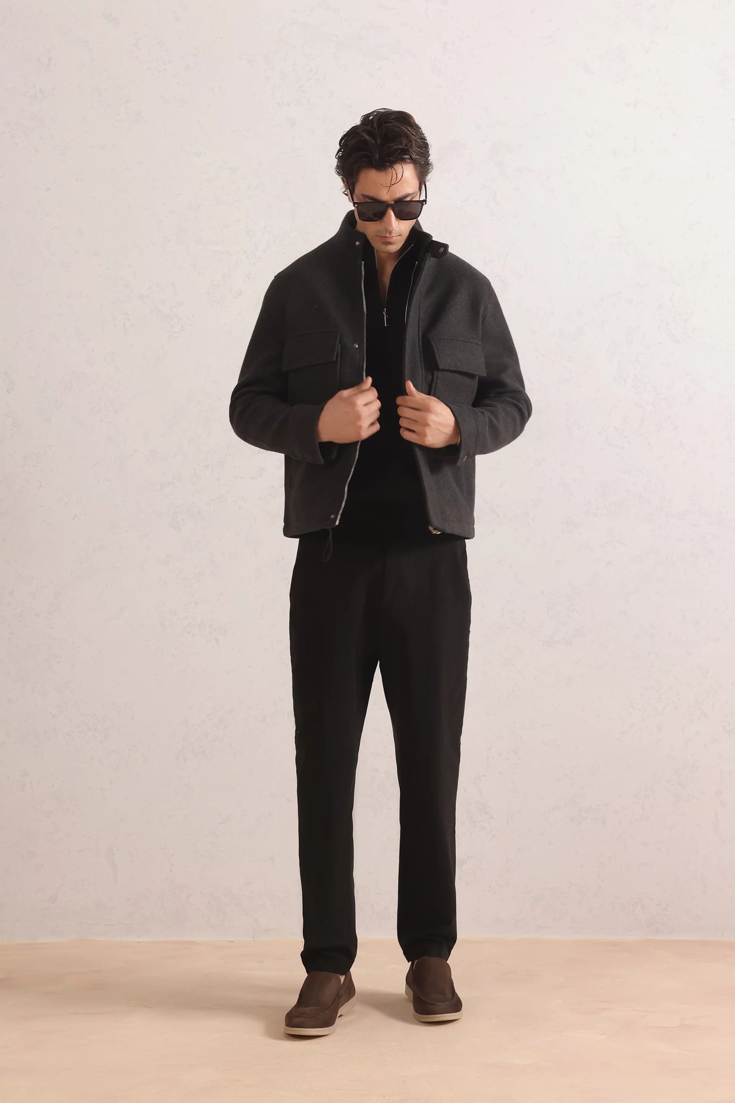 Tweed Utility Jacket