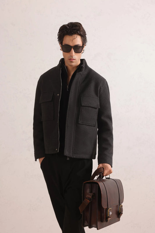 Tweed Utility Jacket