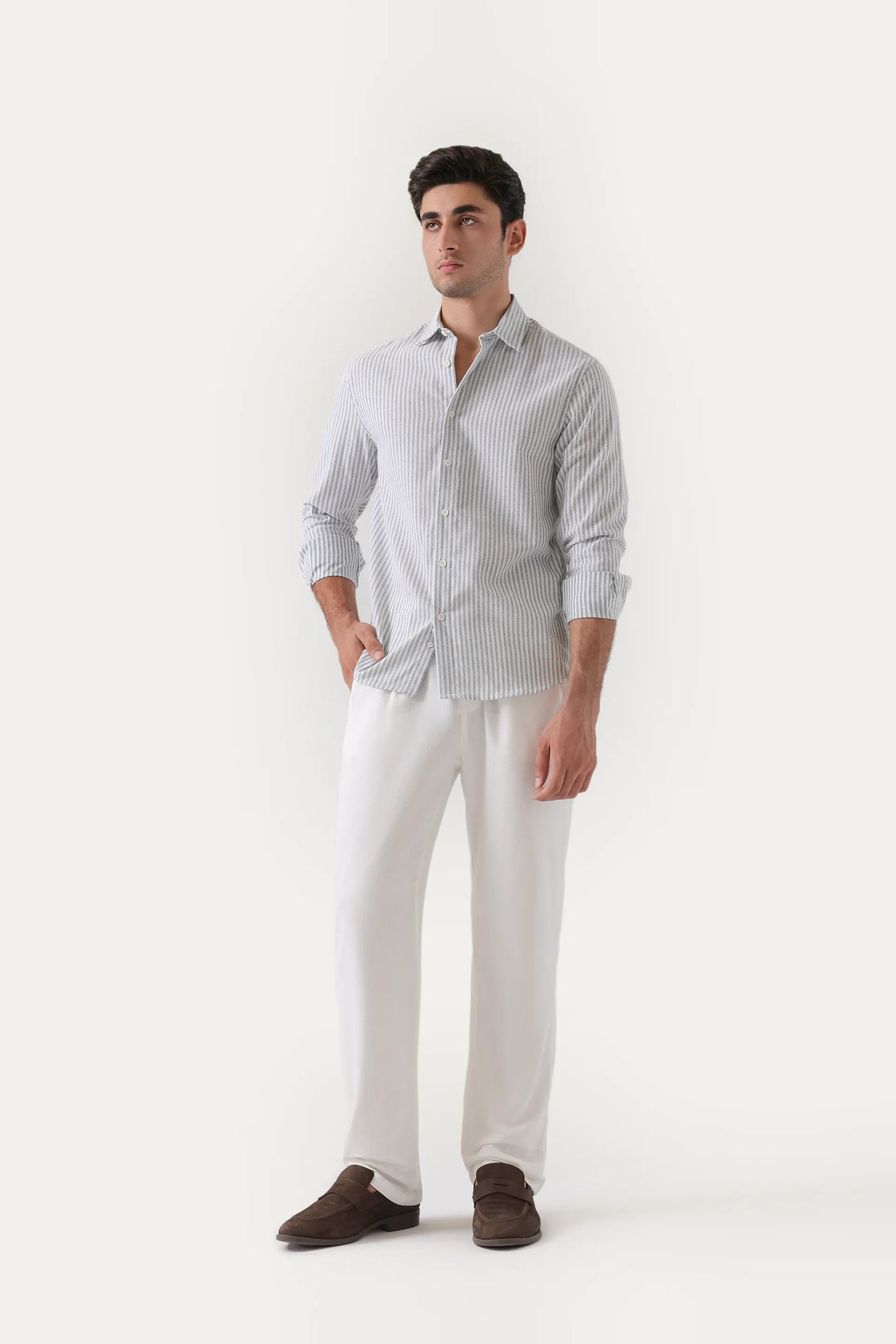 Blue Pinstripe Shirt