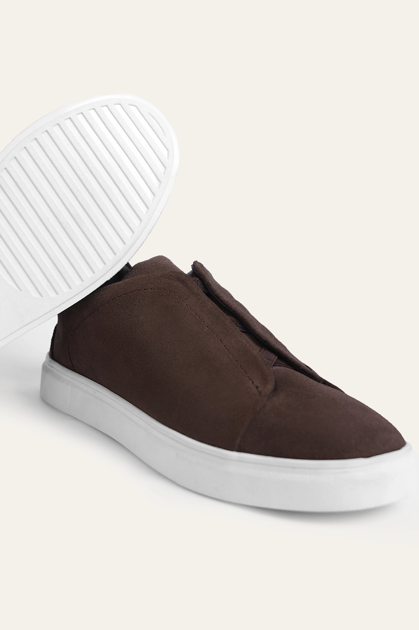 Suede Slip-On Sneakers