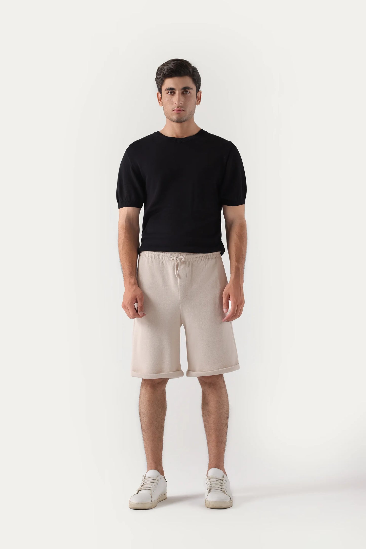 Pique Knit Shorts