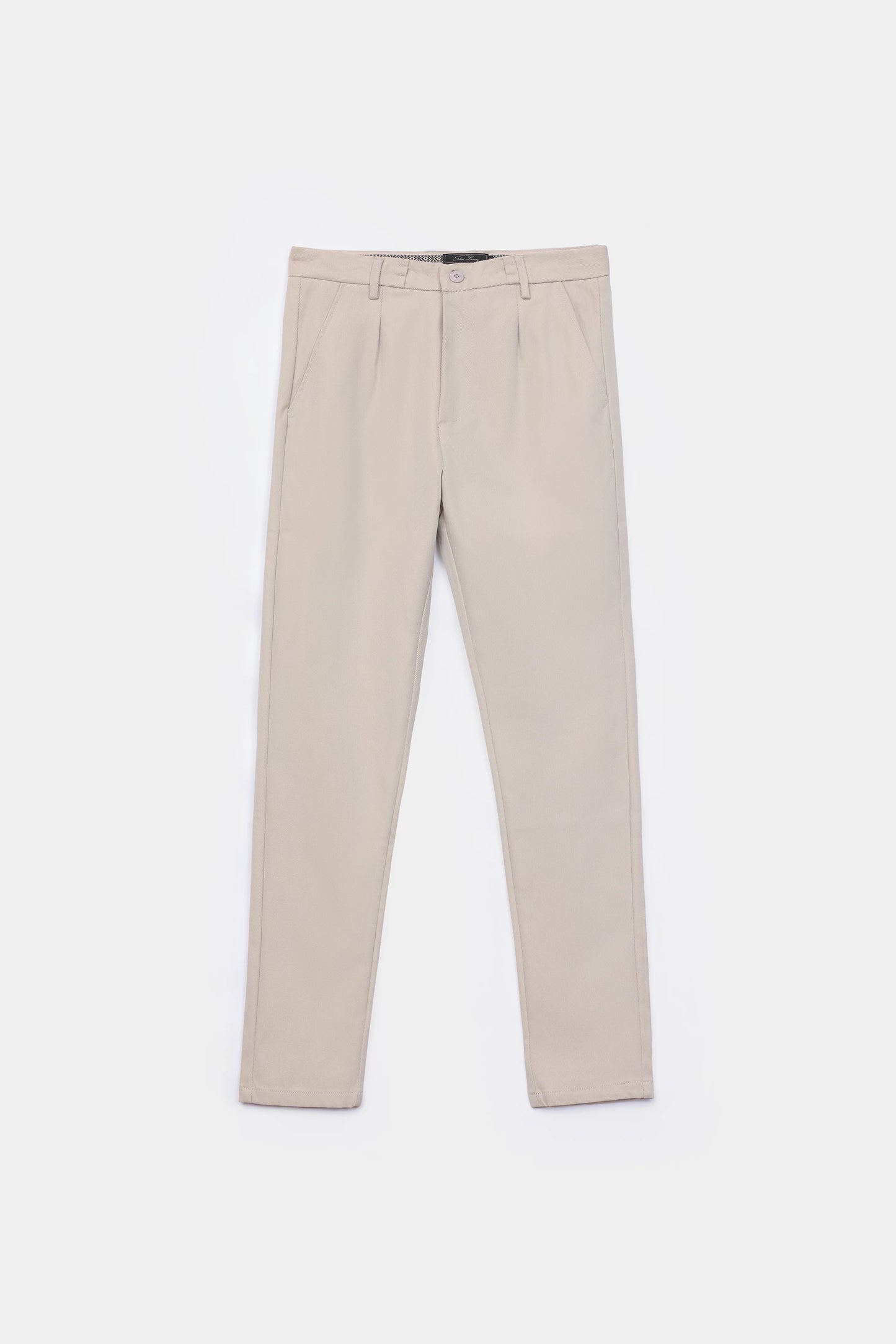 Pleated Straight Fit Trousers