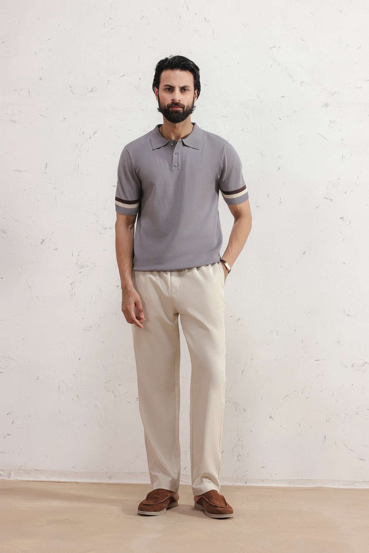 Viscose Knit Polo
