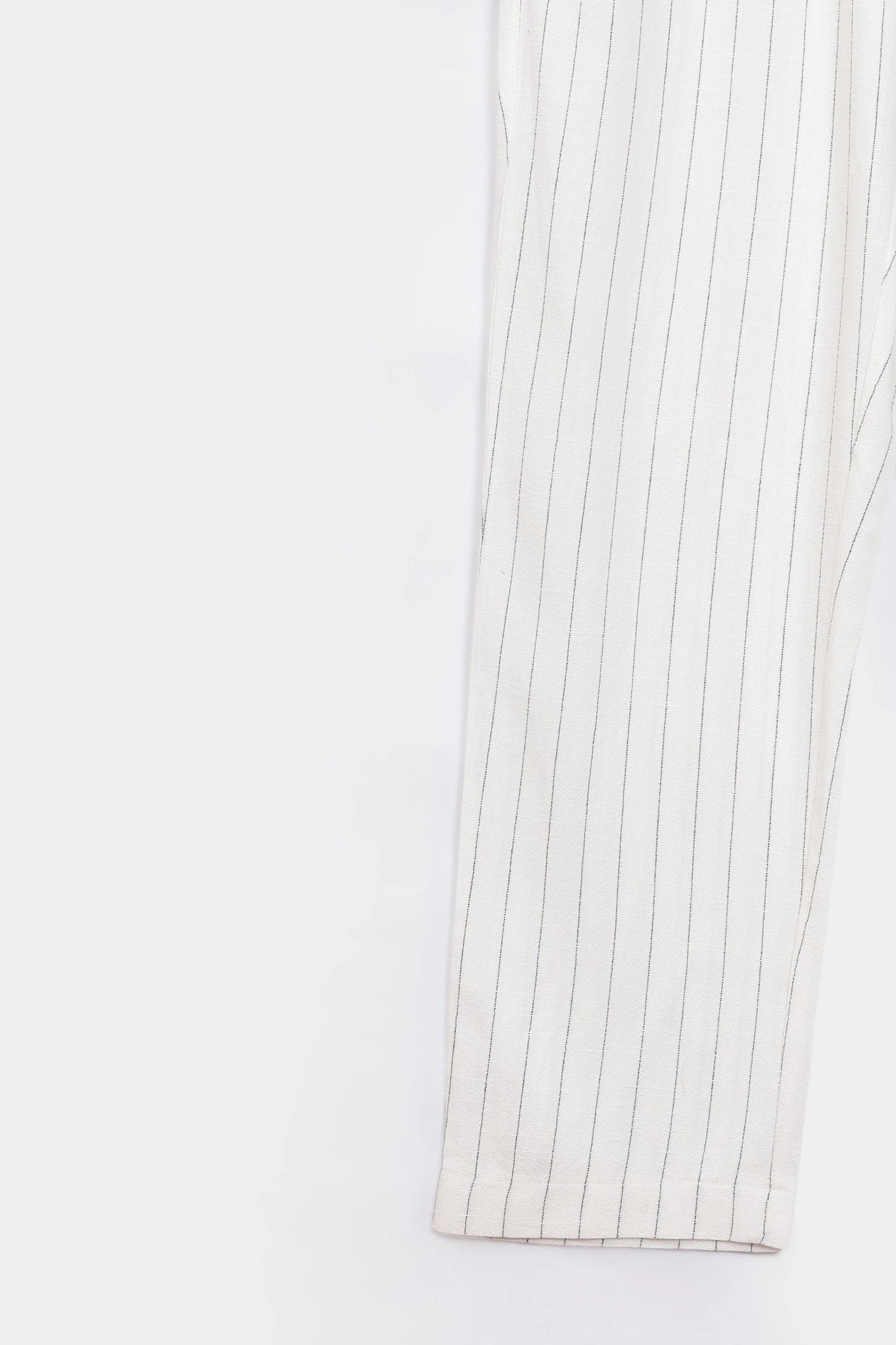 Pinstripe Linen Trousers
