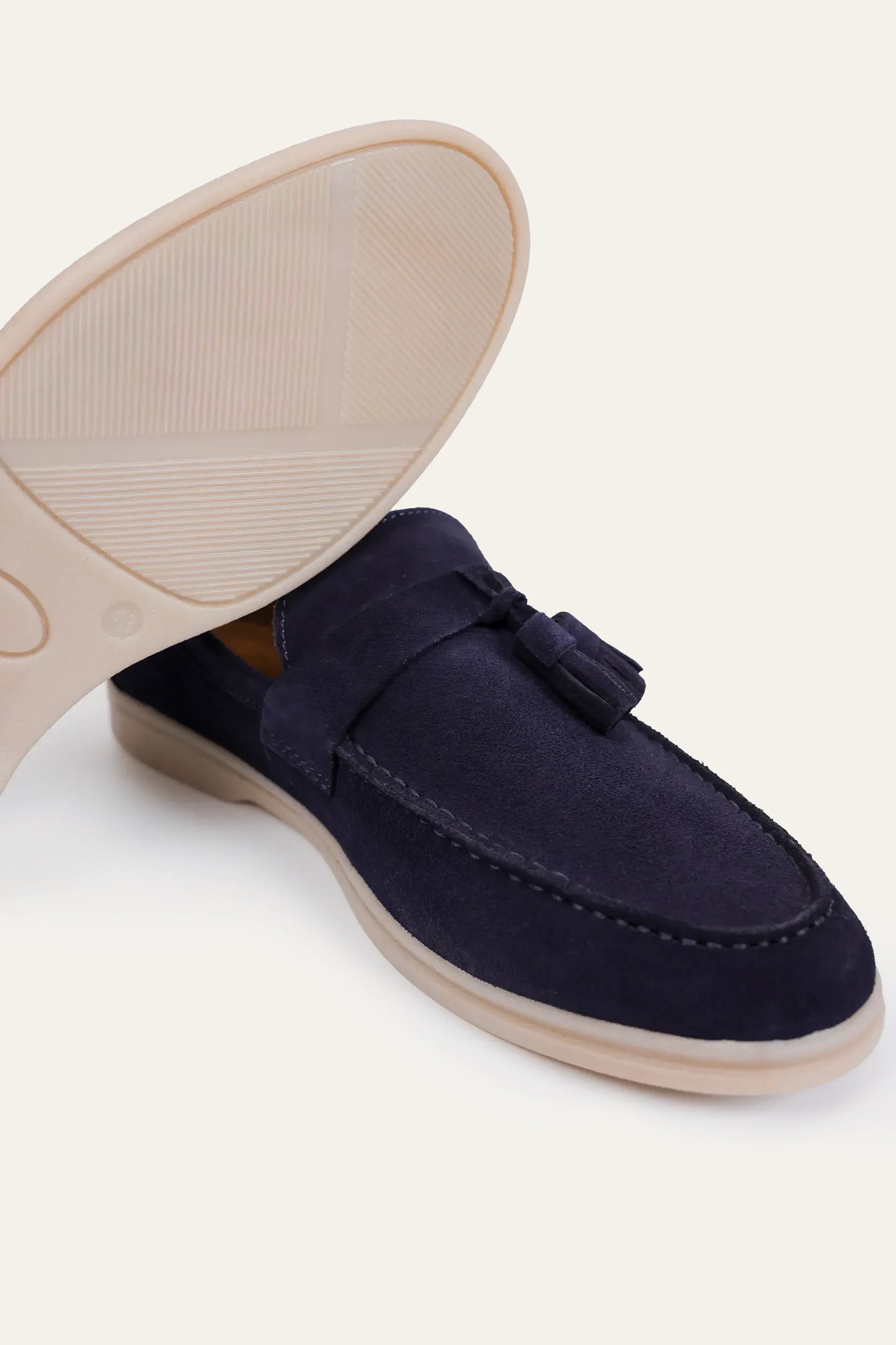 Suede Tassel Loafers
