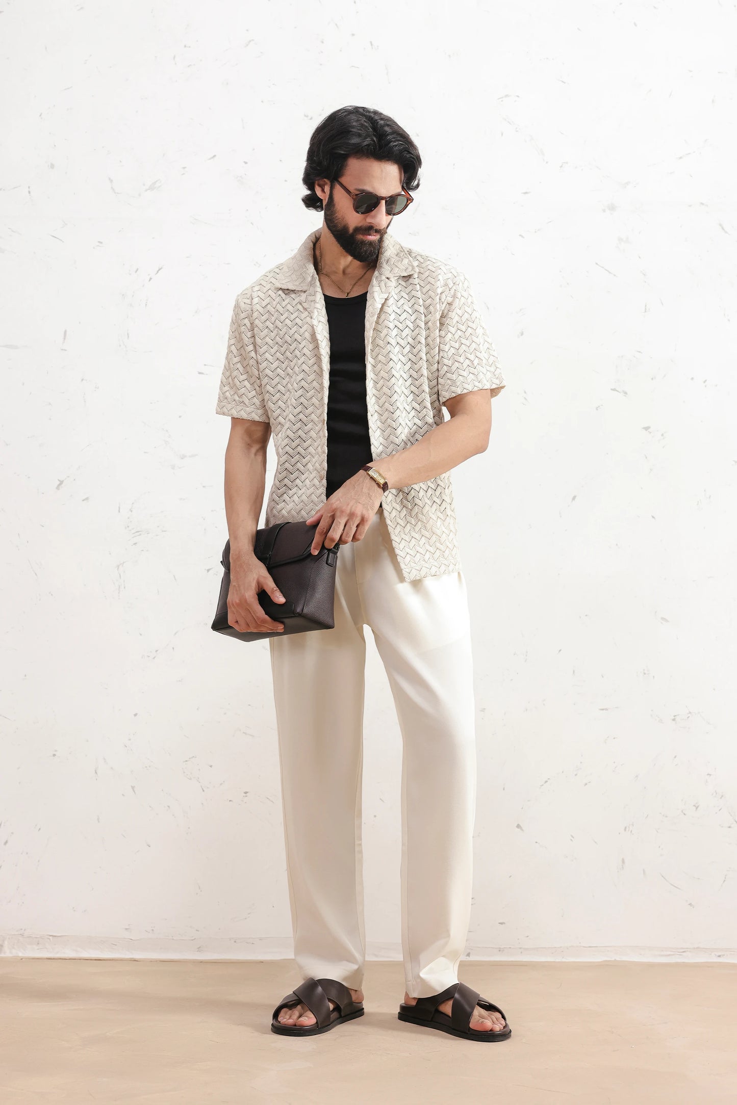 Crochet Knit Shirt