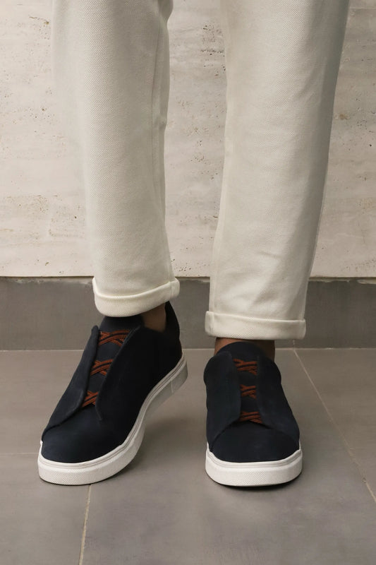 Suede Slip-On Sneakers