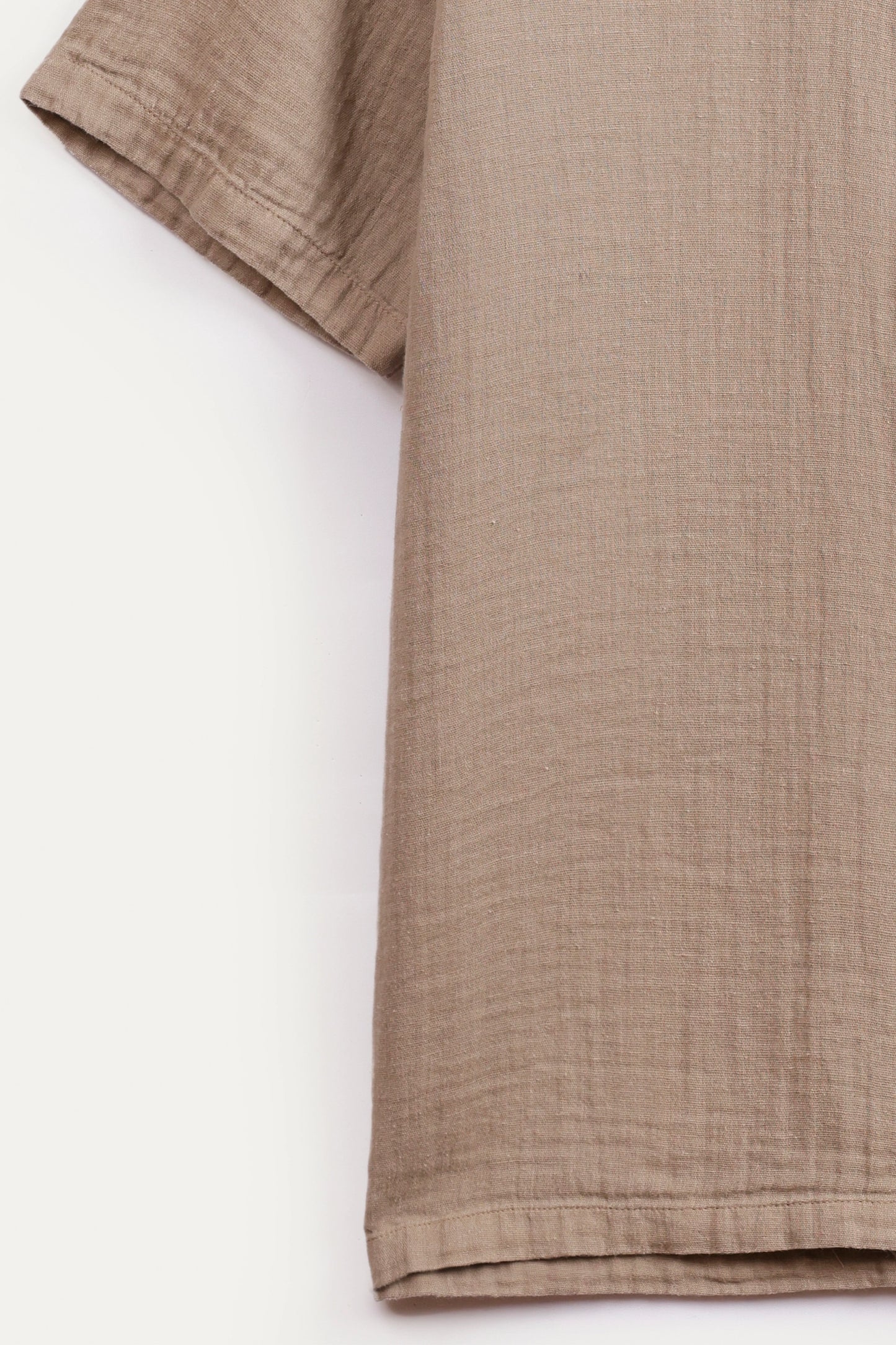 Camp Collar Muslin Shirt