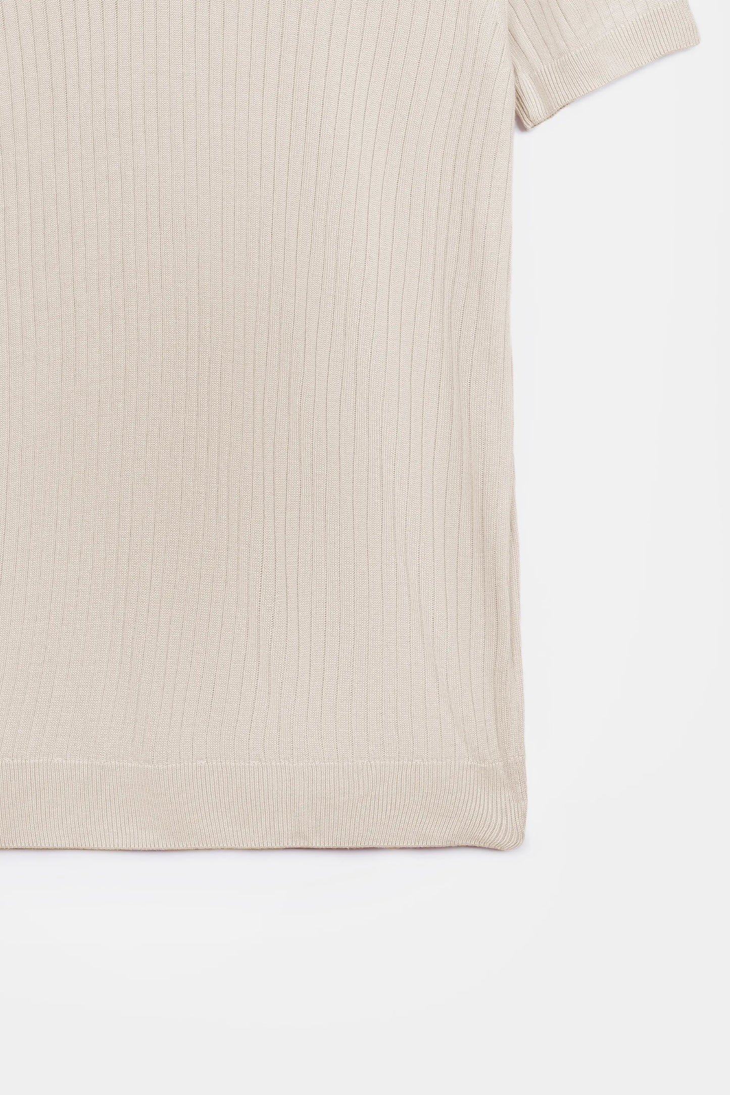 Rib Knit Polo