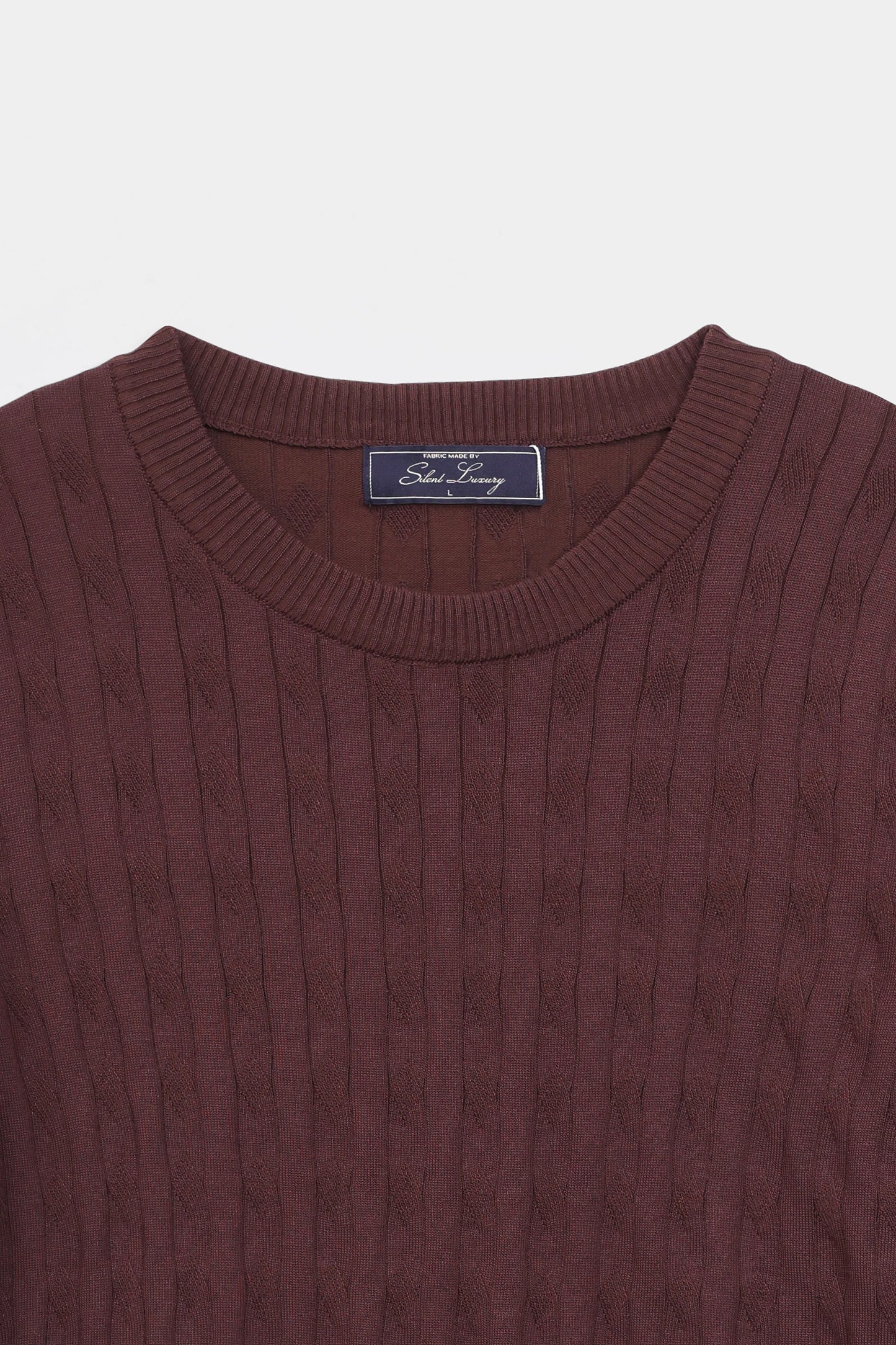 Cable Knit T-Shirt